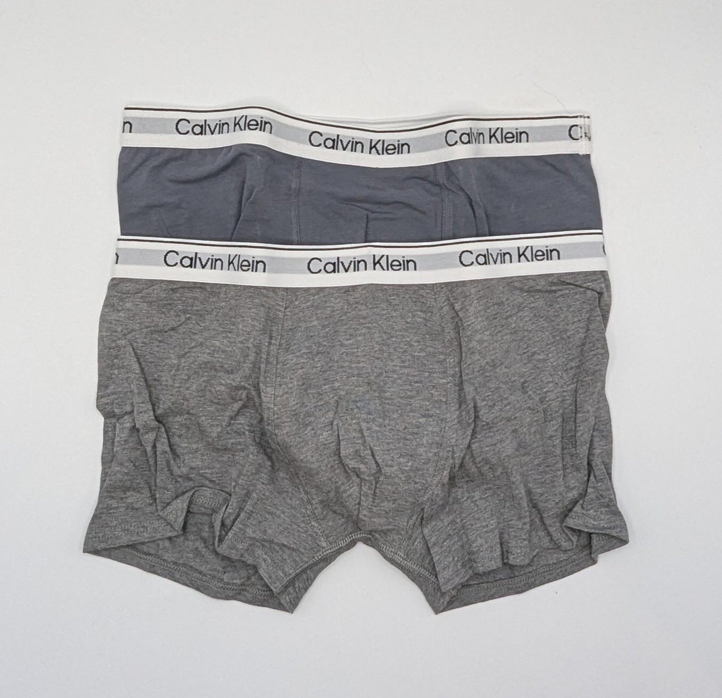 Calvin Klein 2 Pack Boxer Shorts Junior Boys - Charcoal / Grey
