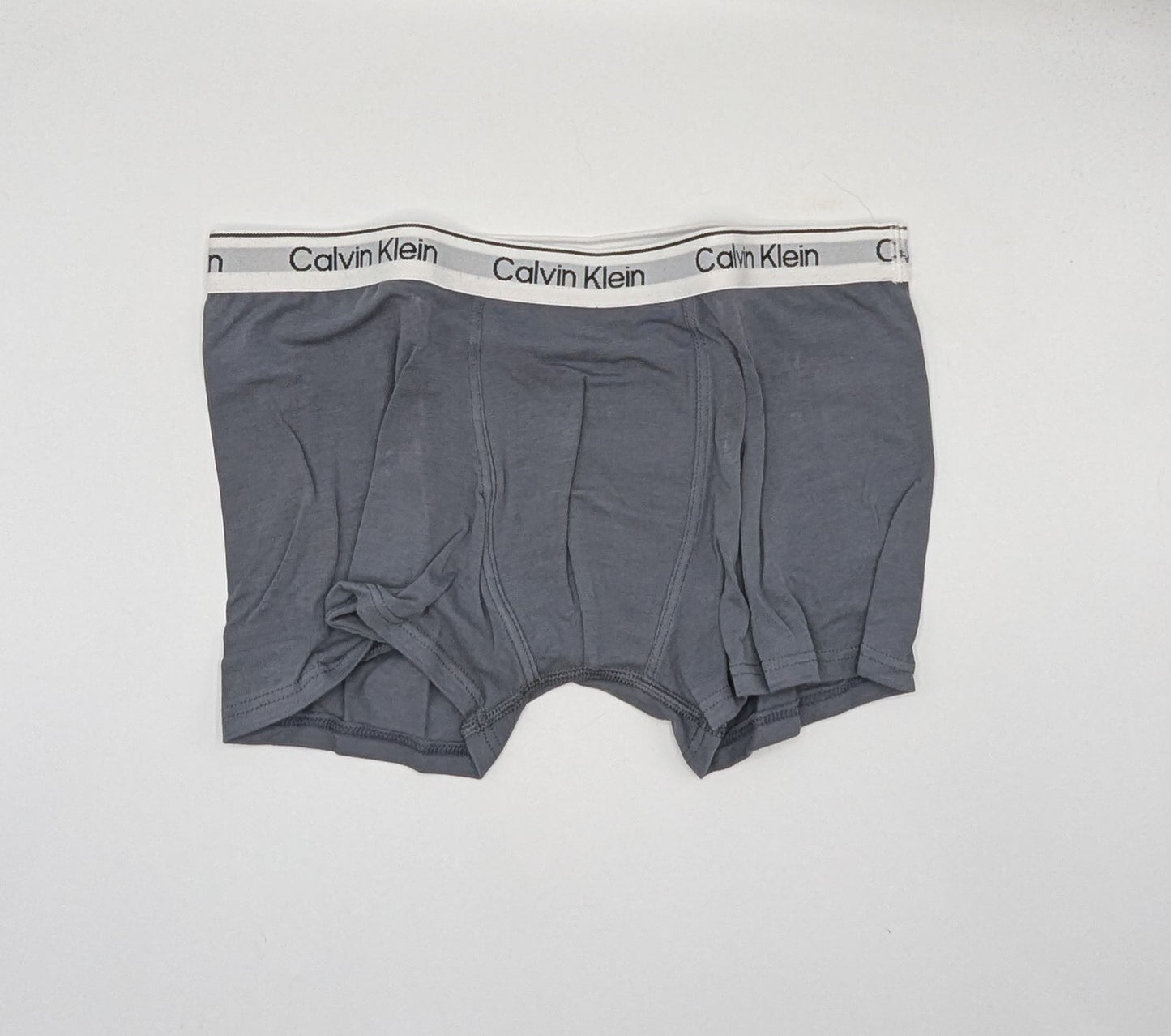 Calvin Klein 2 Pack Boxer Shorts Junior Boys - Charcoal / Grey