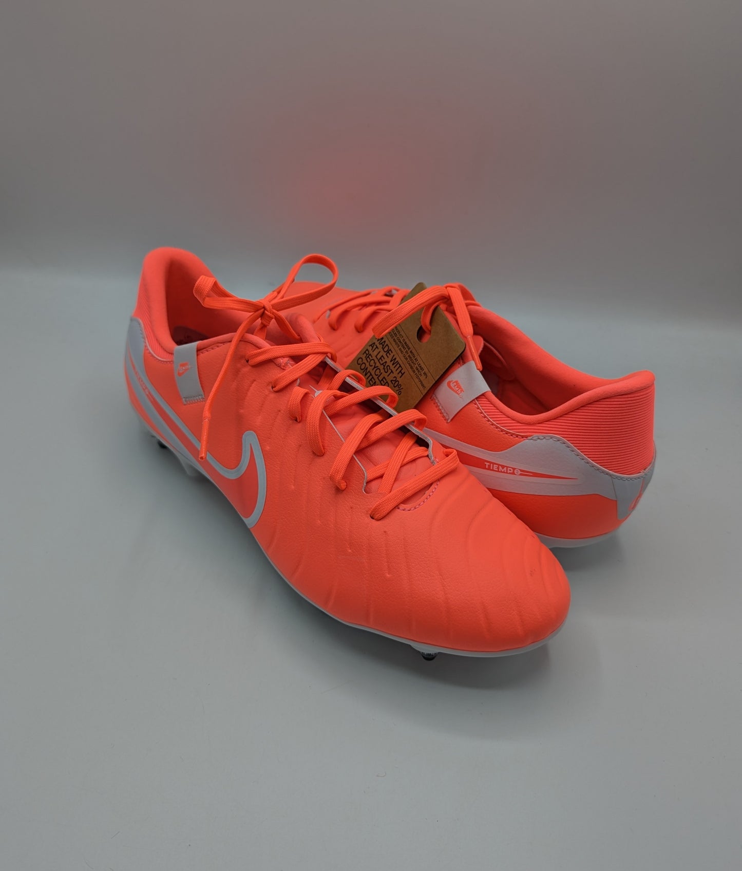 Nike Tiempo Legend 10 Academy Adults Soft Ground Football Boots - Red / White