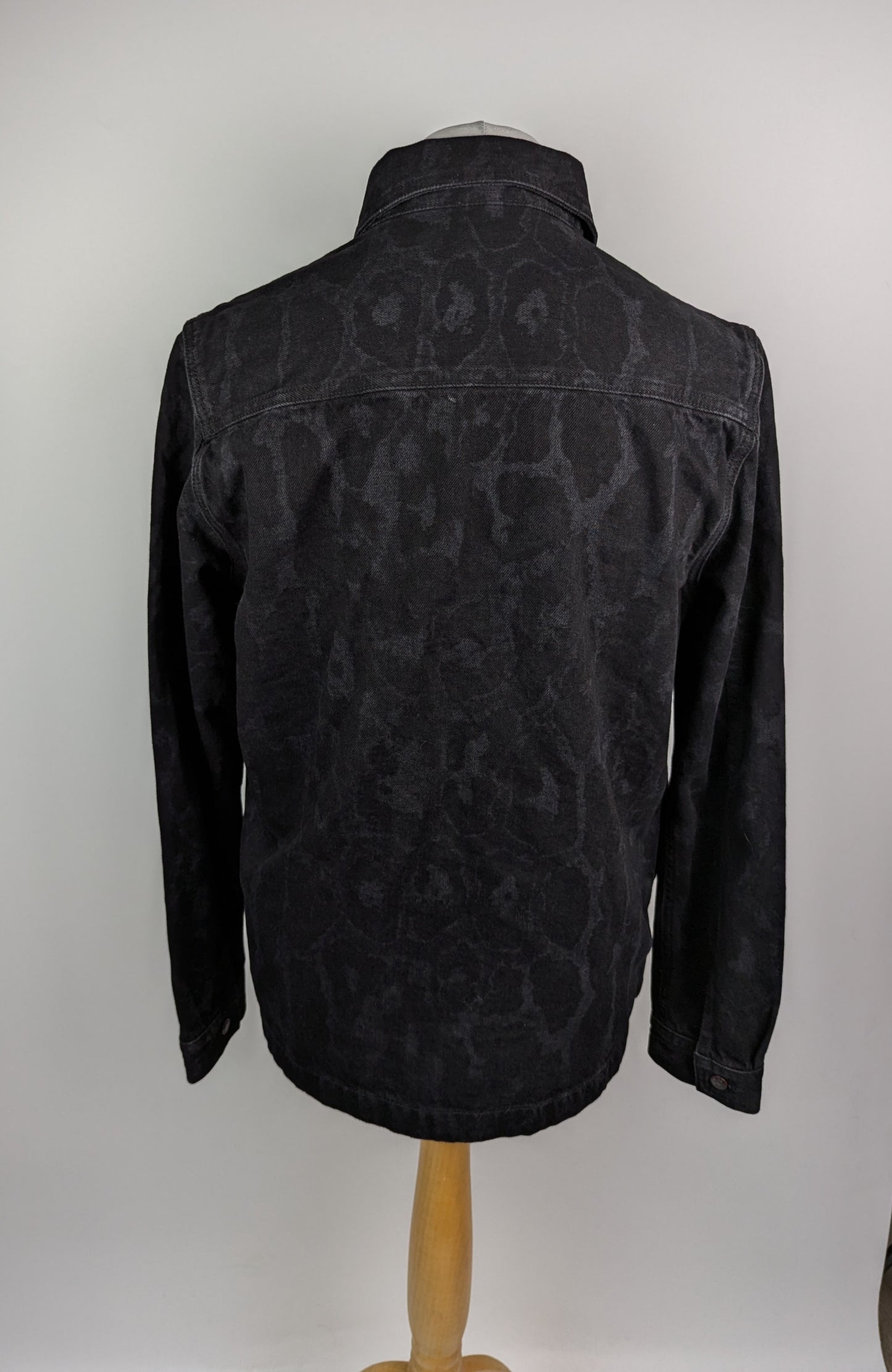 HUGO Enalu Mens Denim Overshirt / Denim jacket- Black