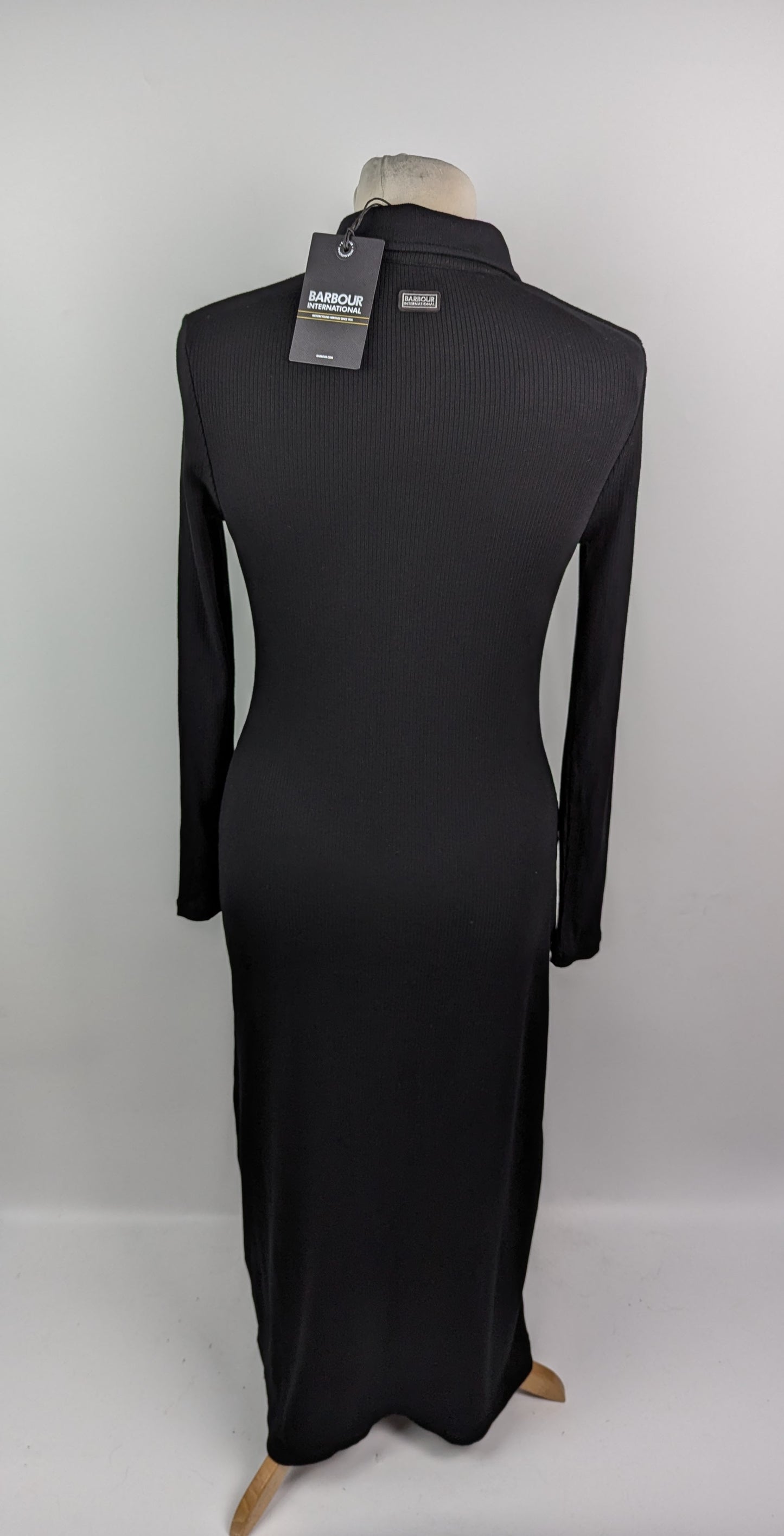 Barbour International Della Knitted Midi Dress - Black