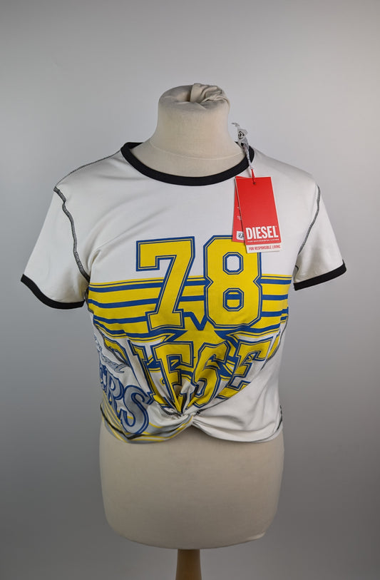 Diesel Womens T-Lison Twisted Tank Top - White