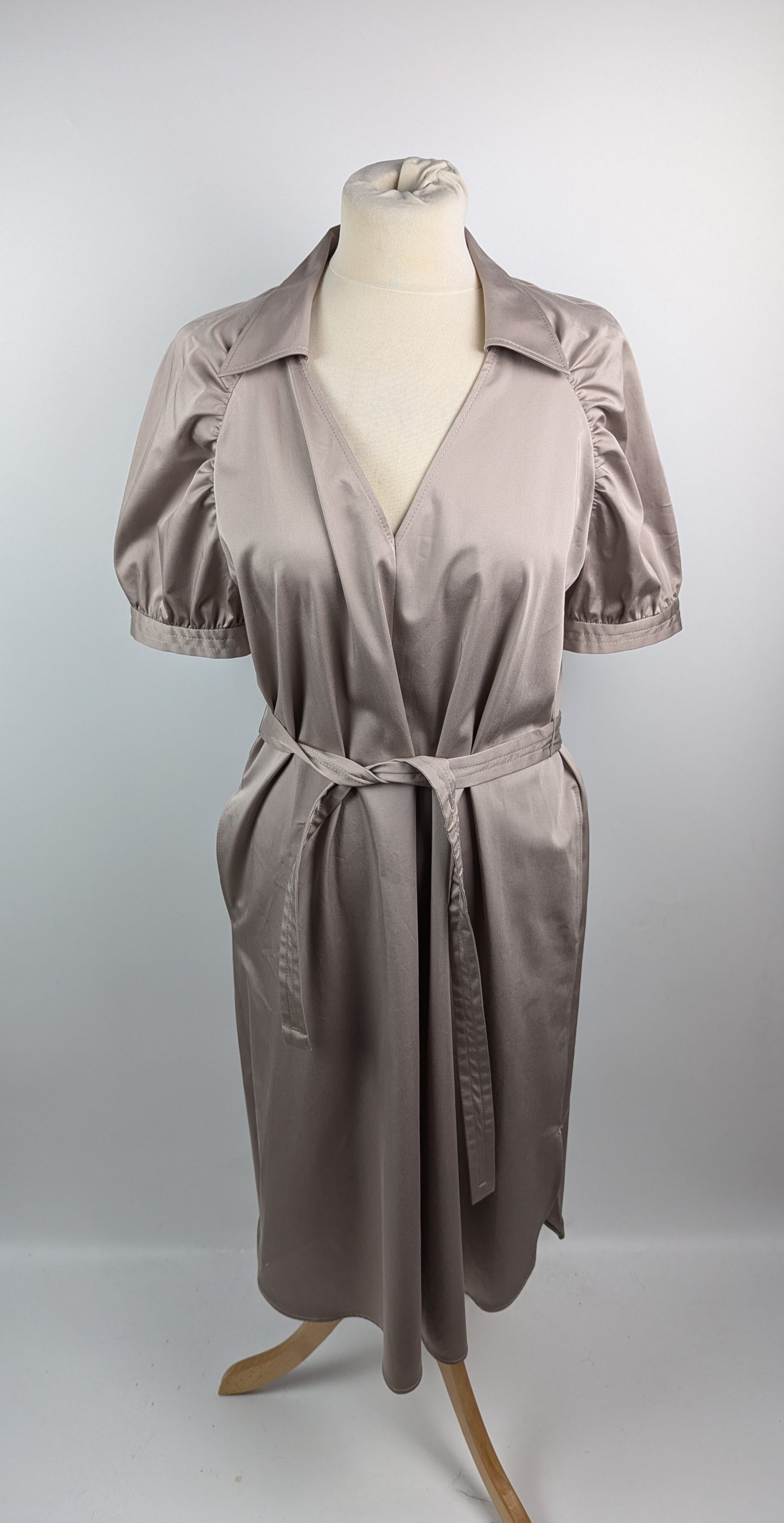 Boss Depera 1 Midi Dress - Open Beige