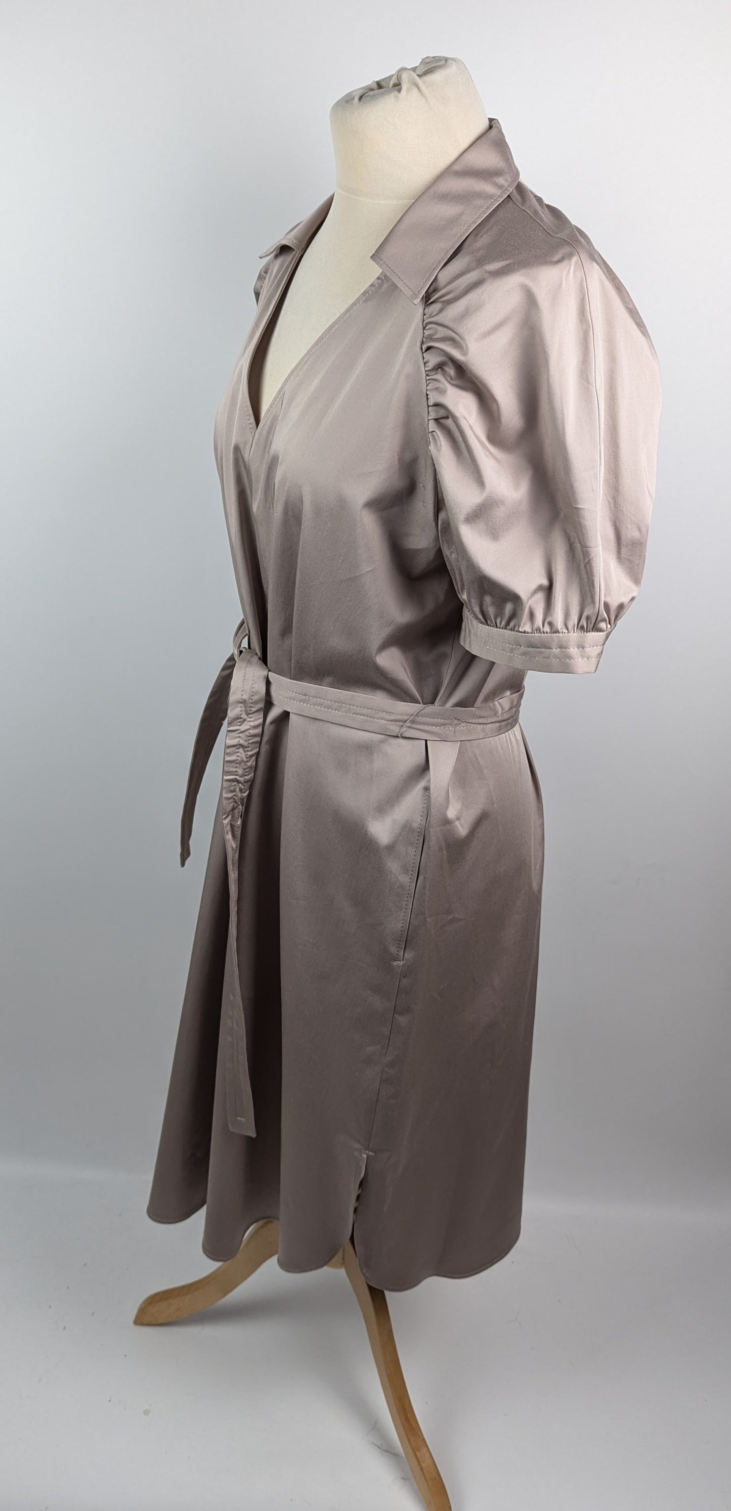 Boss Depera 1 Midi Dress - Open Beige