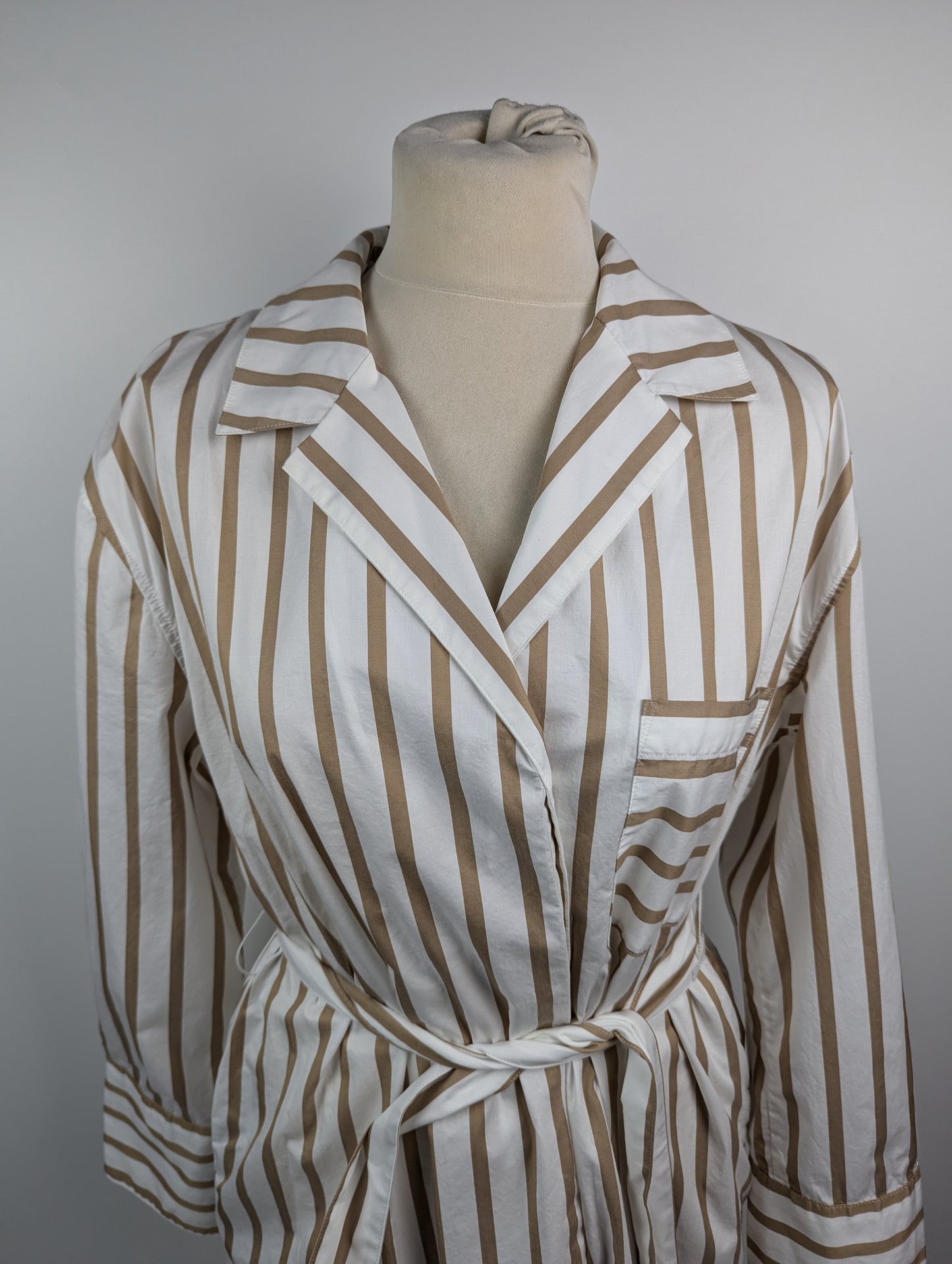 Hugo Boss Womens C_Disso Dress - Beige / White