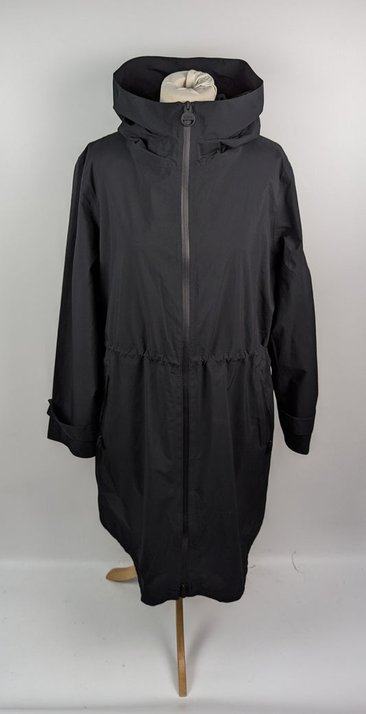 Barbour International Longline Kyra Waterproof Jacket - Black