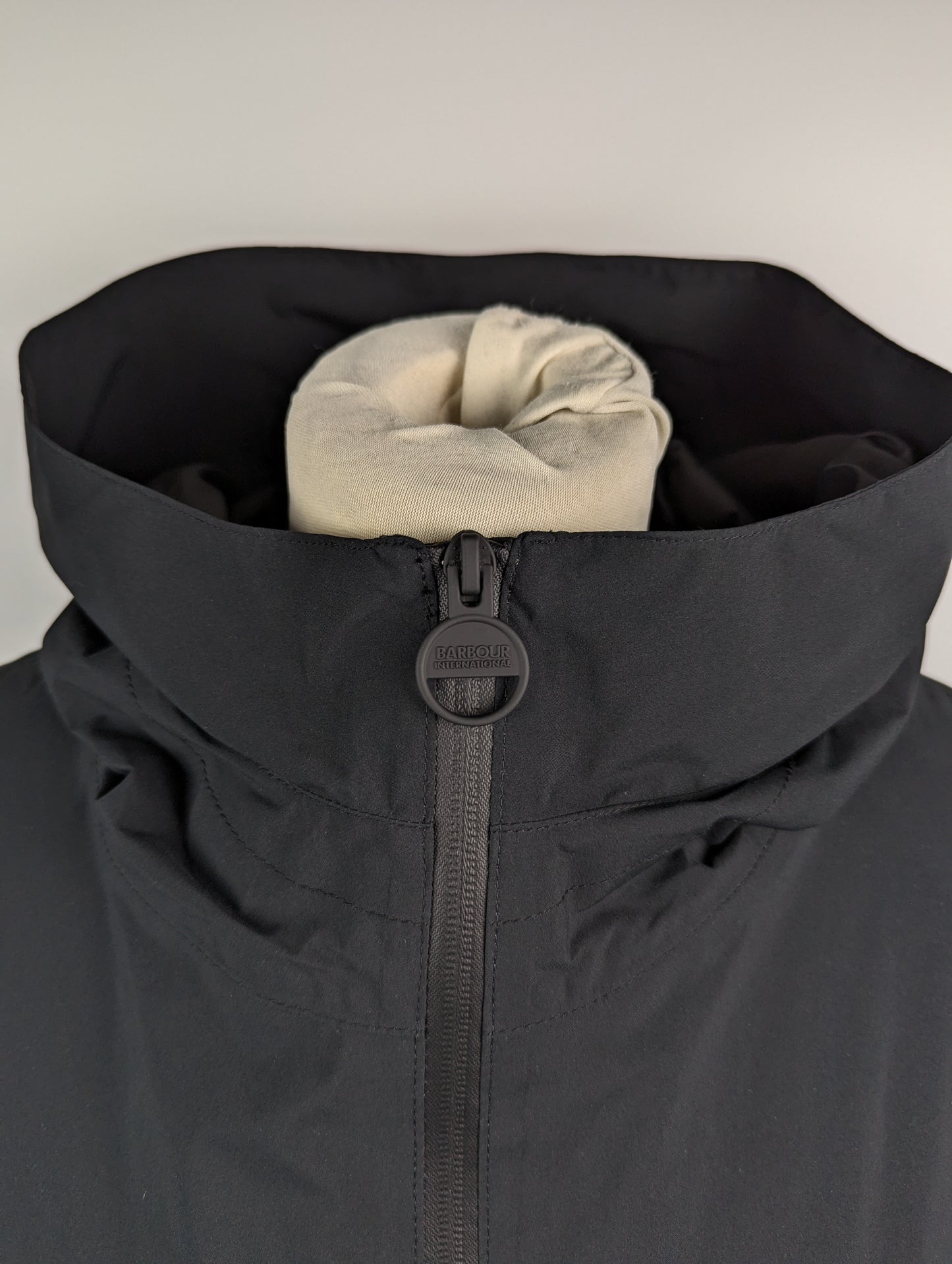 Barbour International Longline Kyra Waterproof Jacket - Black