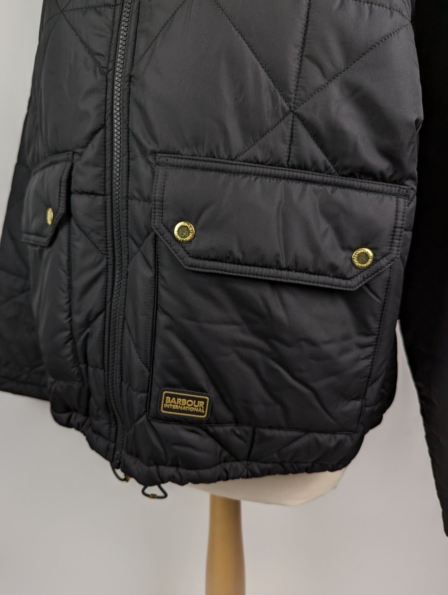 Barbour International Womens Juliana Quilted Jacket - Black