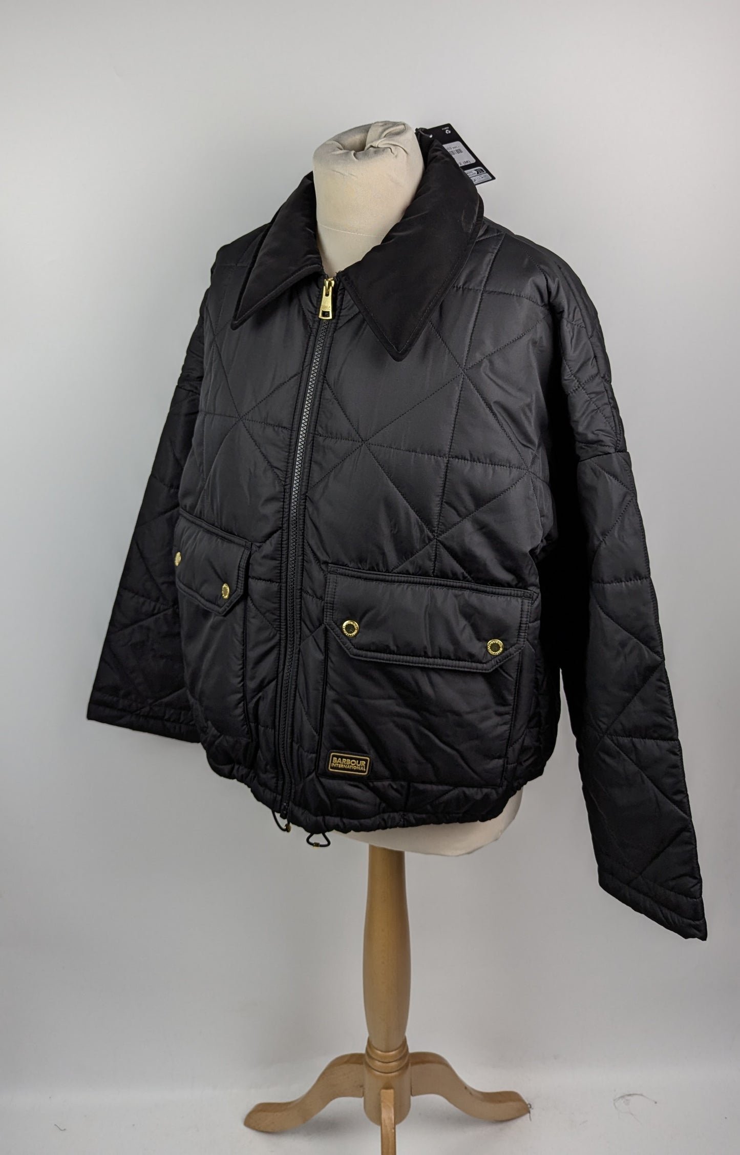 Barbour International Womens Juliana Quilted Jacket - Black