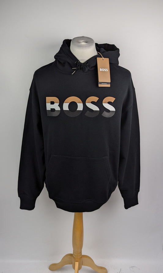 BOSS Mens Hoodie- ECONY2_IN - Black
