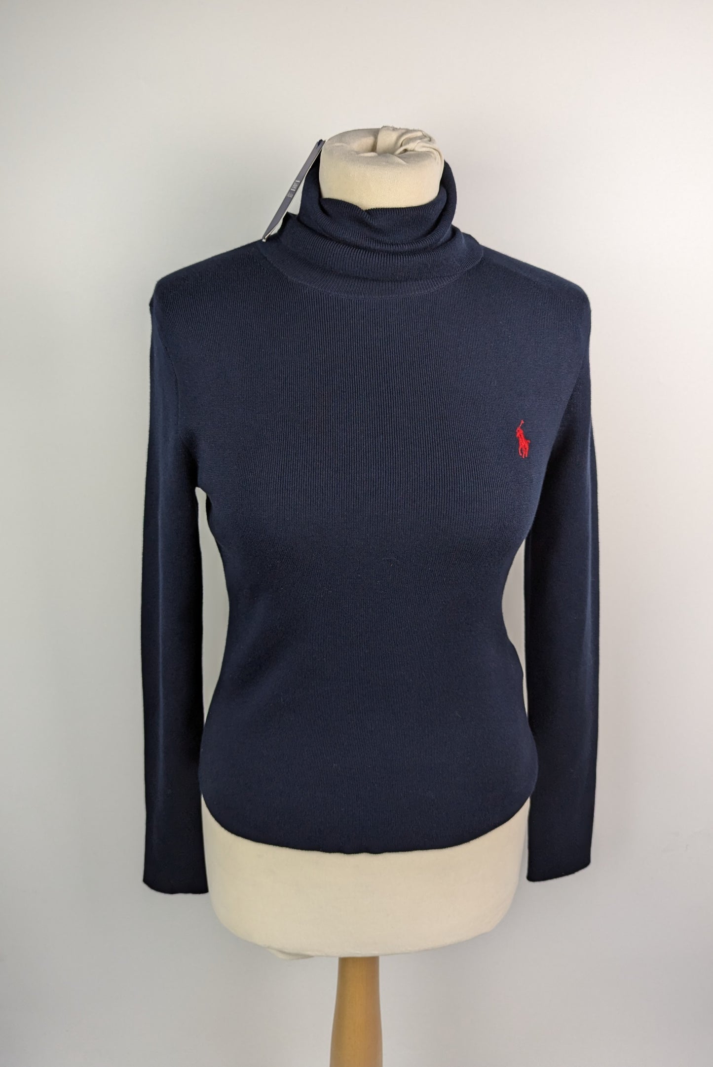 Polo Ralph Lauren Womens Turtleneck Jumper - Navy