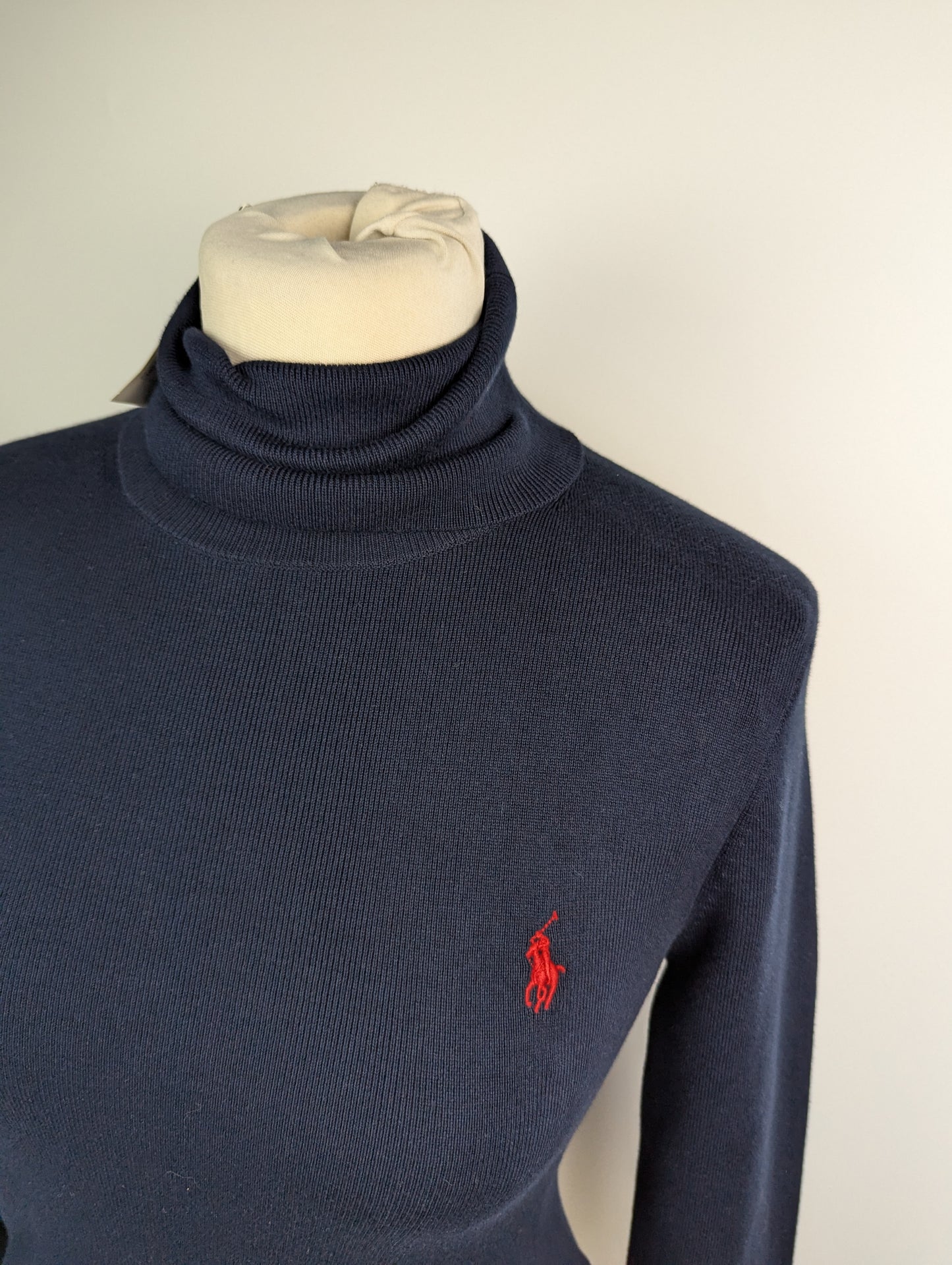 Polo Ralph Lauren Womens Turtleneck Jumper - Navy