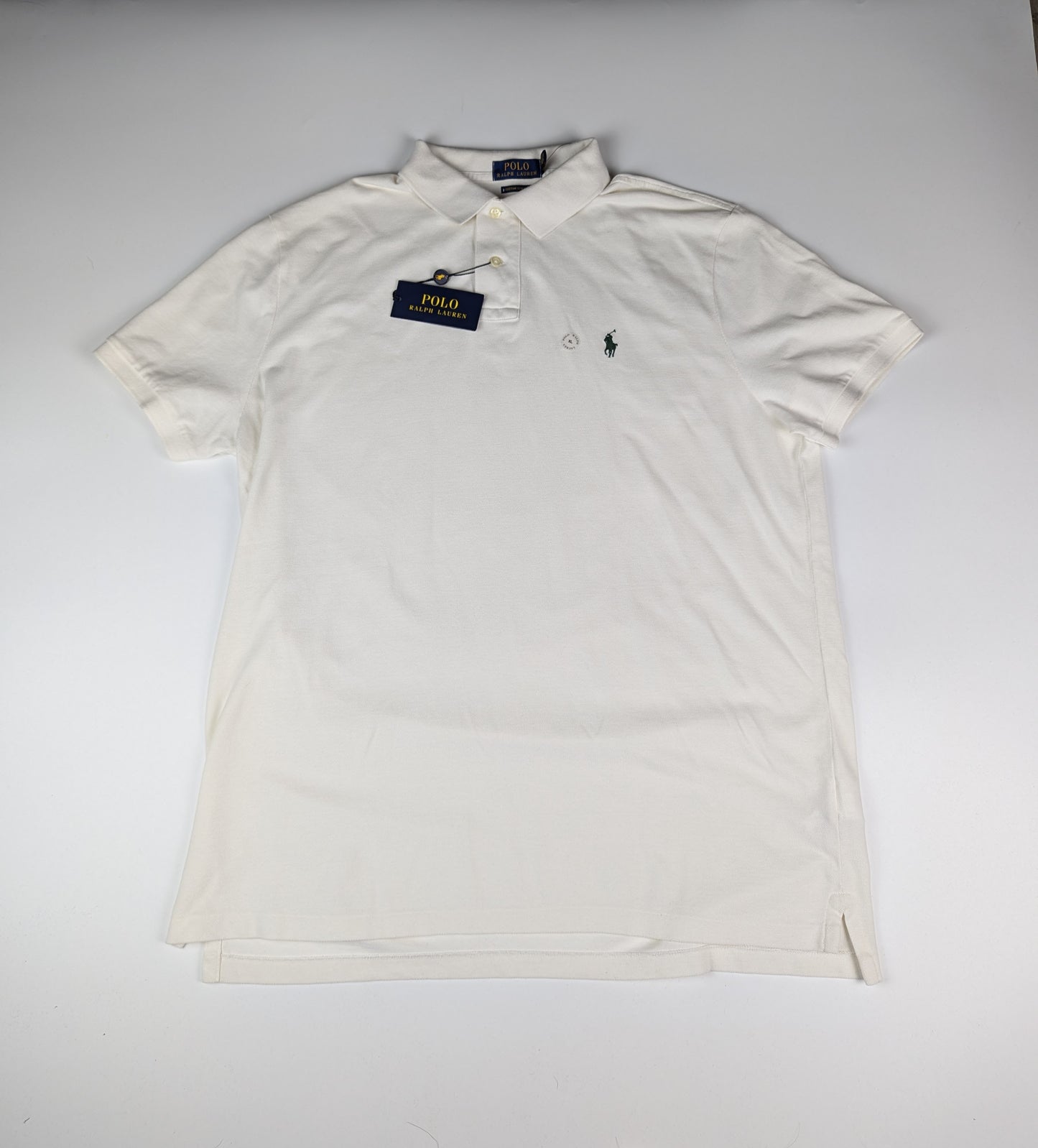 Polo Ralph Lauren Men's Custom Short Sleeve Polo Shirt - White