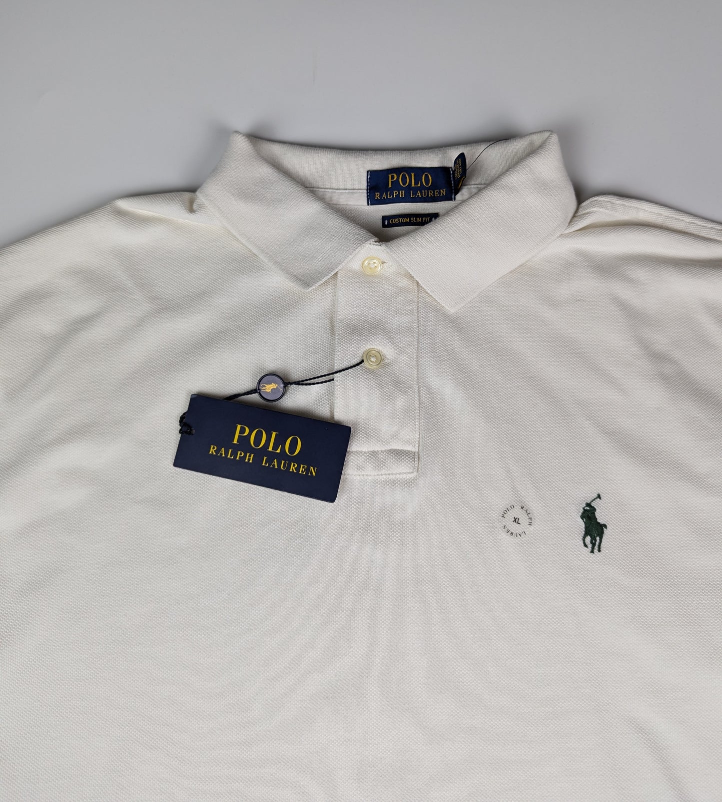 Polo Ralph Lauren Men's Custom Short Sleeve Polo Shirt - White