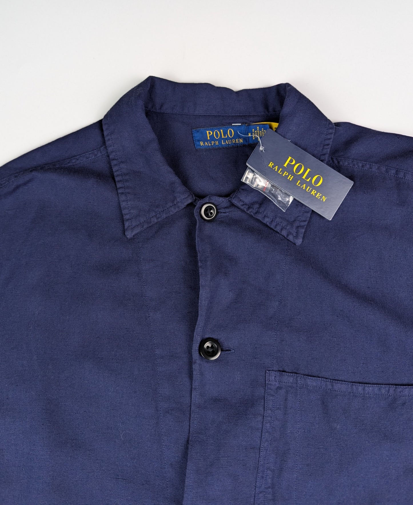 Polo Ralph Lauren Linen-Cotton Overshirt - Navy