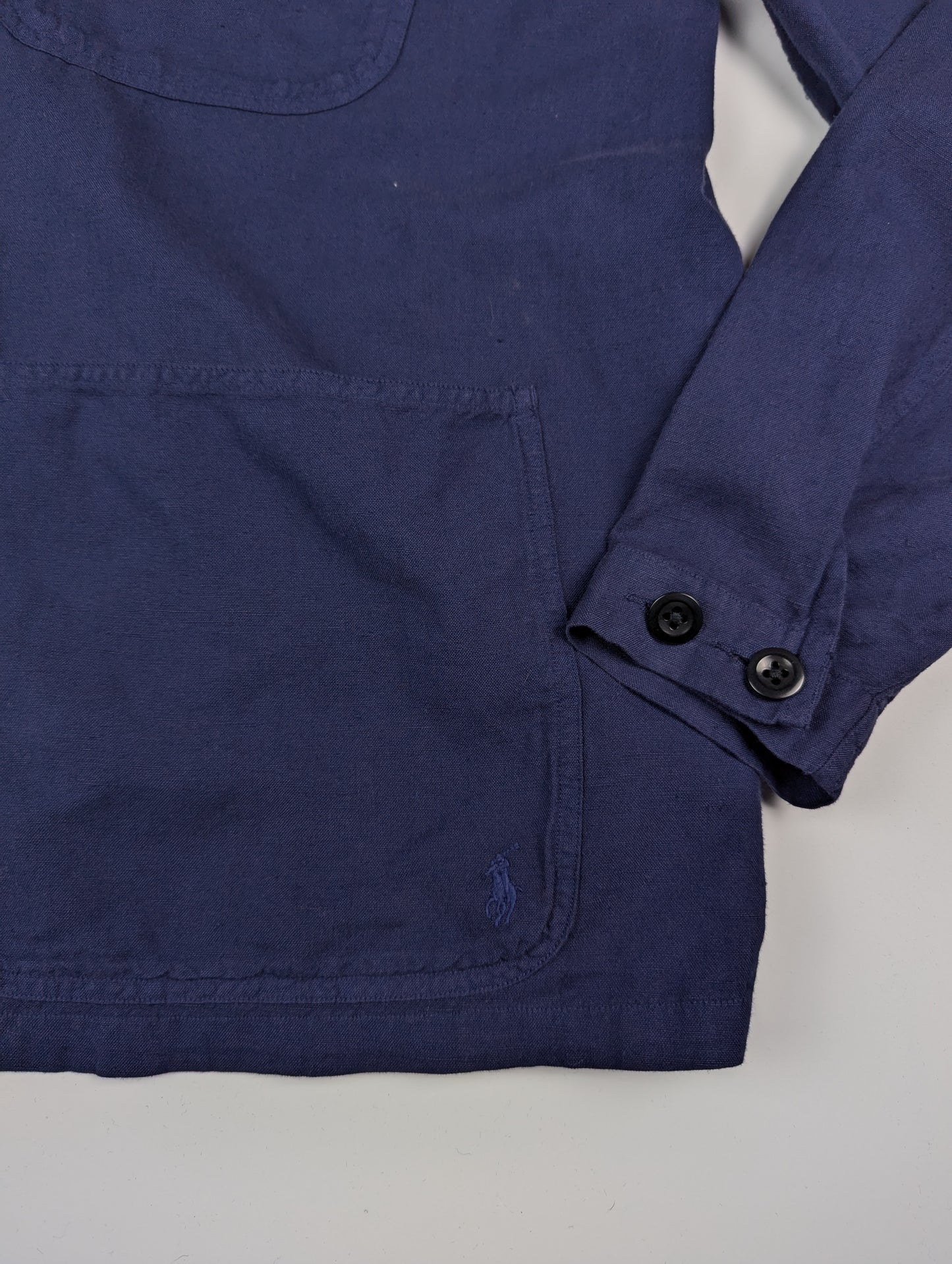 Polo Ralph Lauren Linen-Cotton Overshirt - Navy