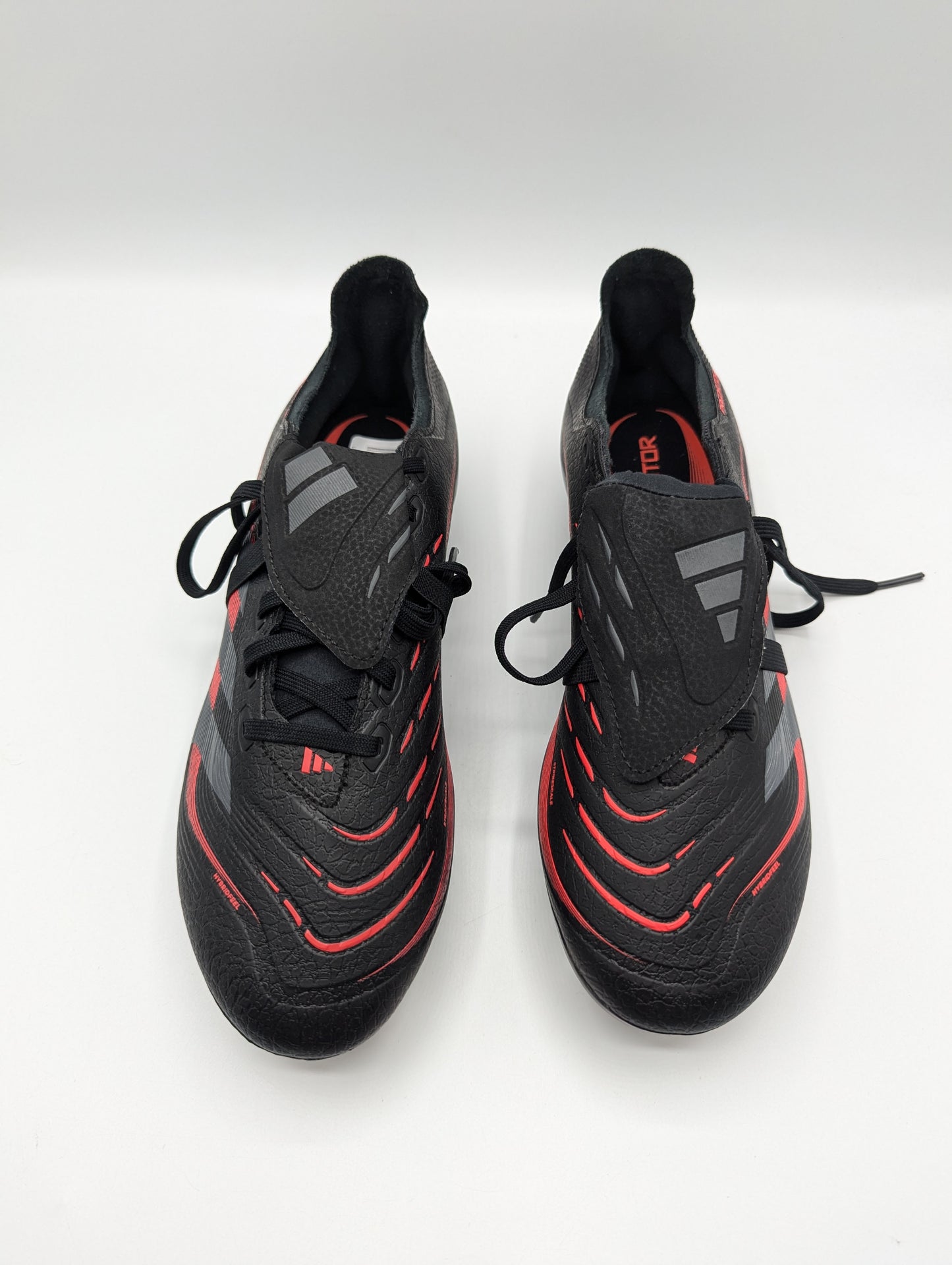 Adidas Predator League Fold-Over Tongue Soft Ground Football Boots - Black / Red