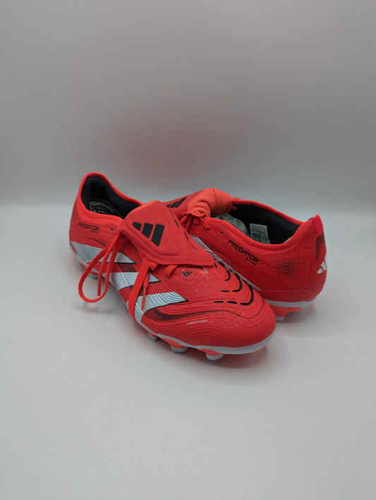 Adidas Predator Pro Fold-Over Multi Ground Football Boots - Red / White / Black