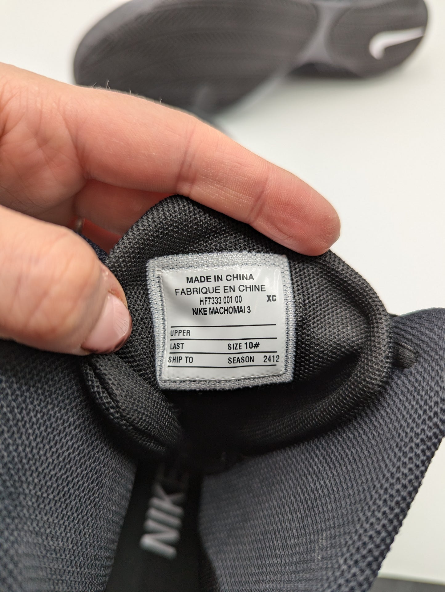 Nike Machomai 3 Mens Boxing Shoes - Black