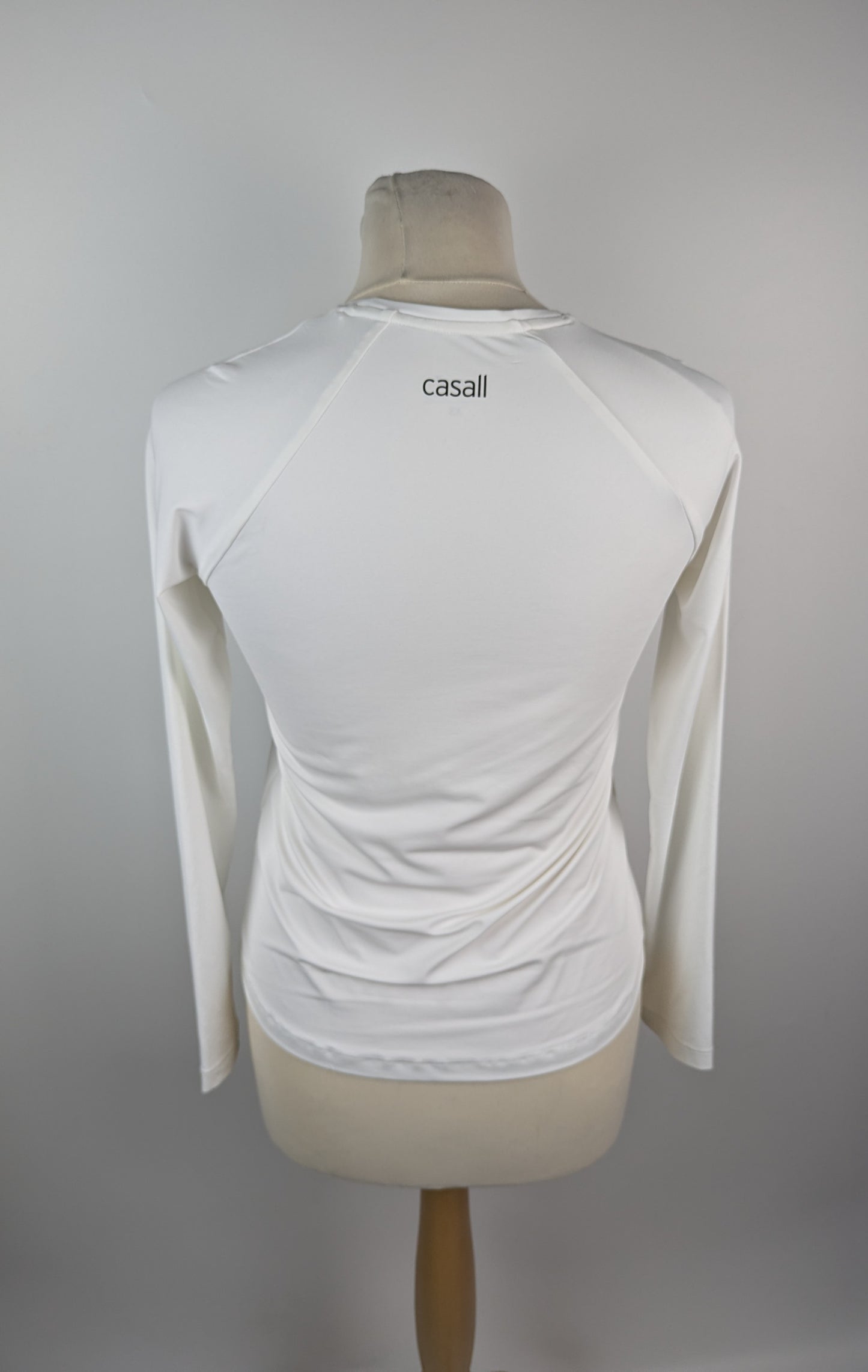 Casall Performance Gym Long Sleeve Top - White