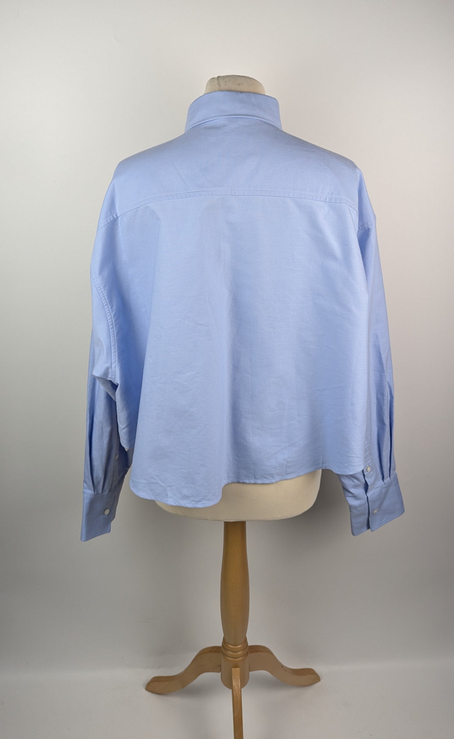 Ami Paris Womens cropped shirt - Blue