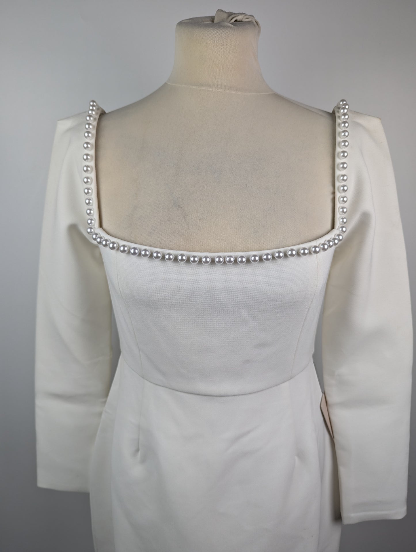 Odd Muse The Ultimate Muse Midi Pearl Dress - White