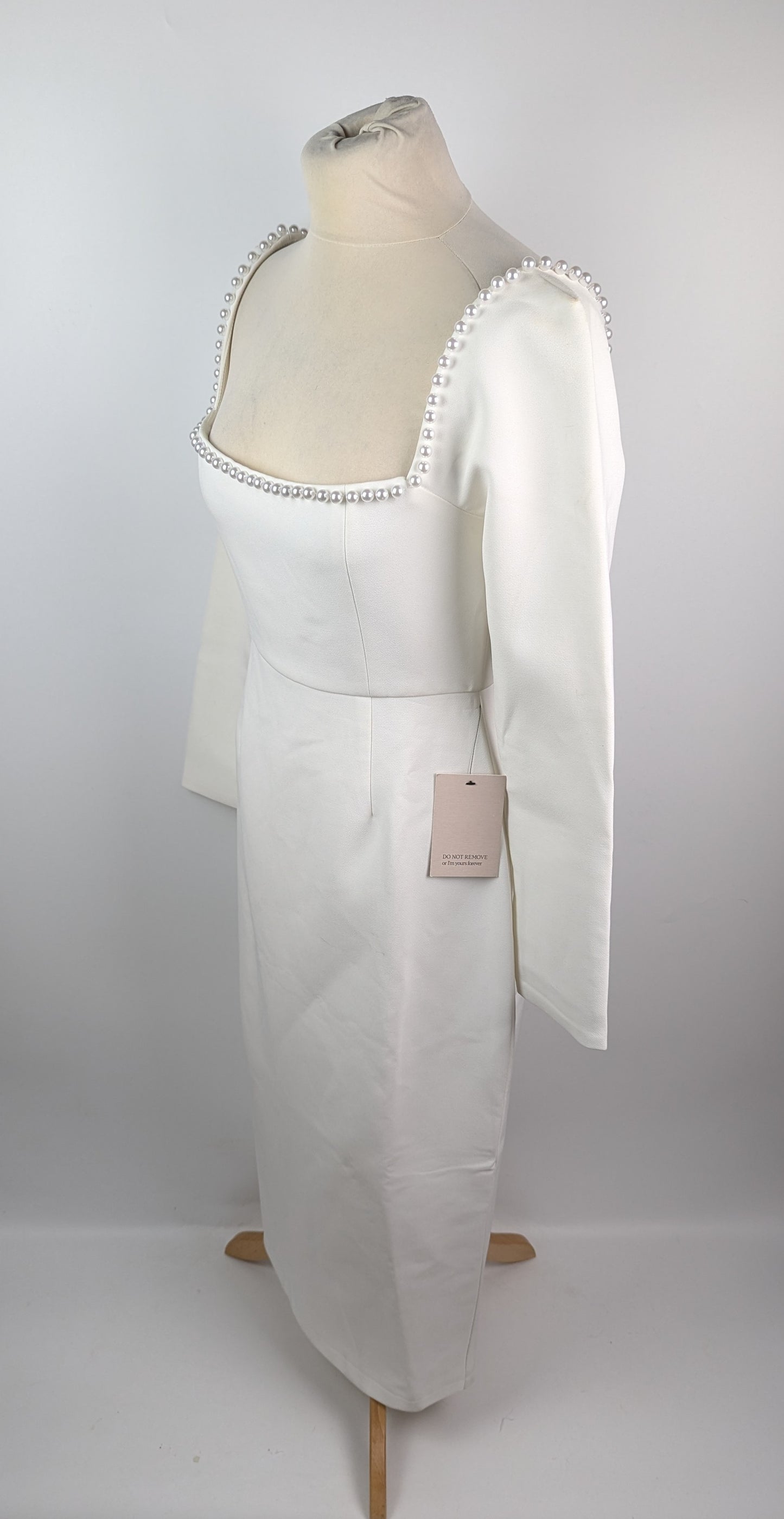 Odd Muse The Ultimate Muse Midi Pearl Dress - White