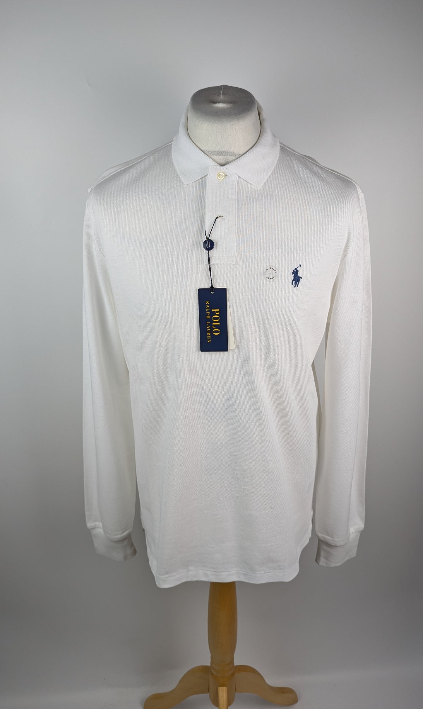 Polo Ralph Lauren Men's Long Sleeve Polo Shirt - White