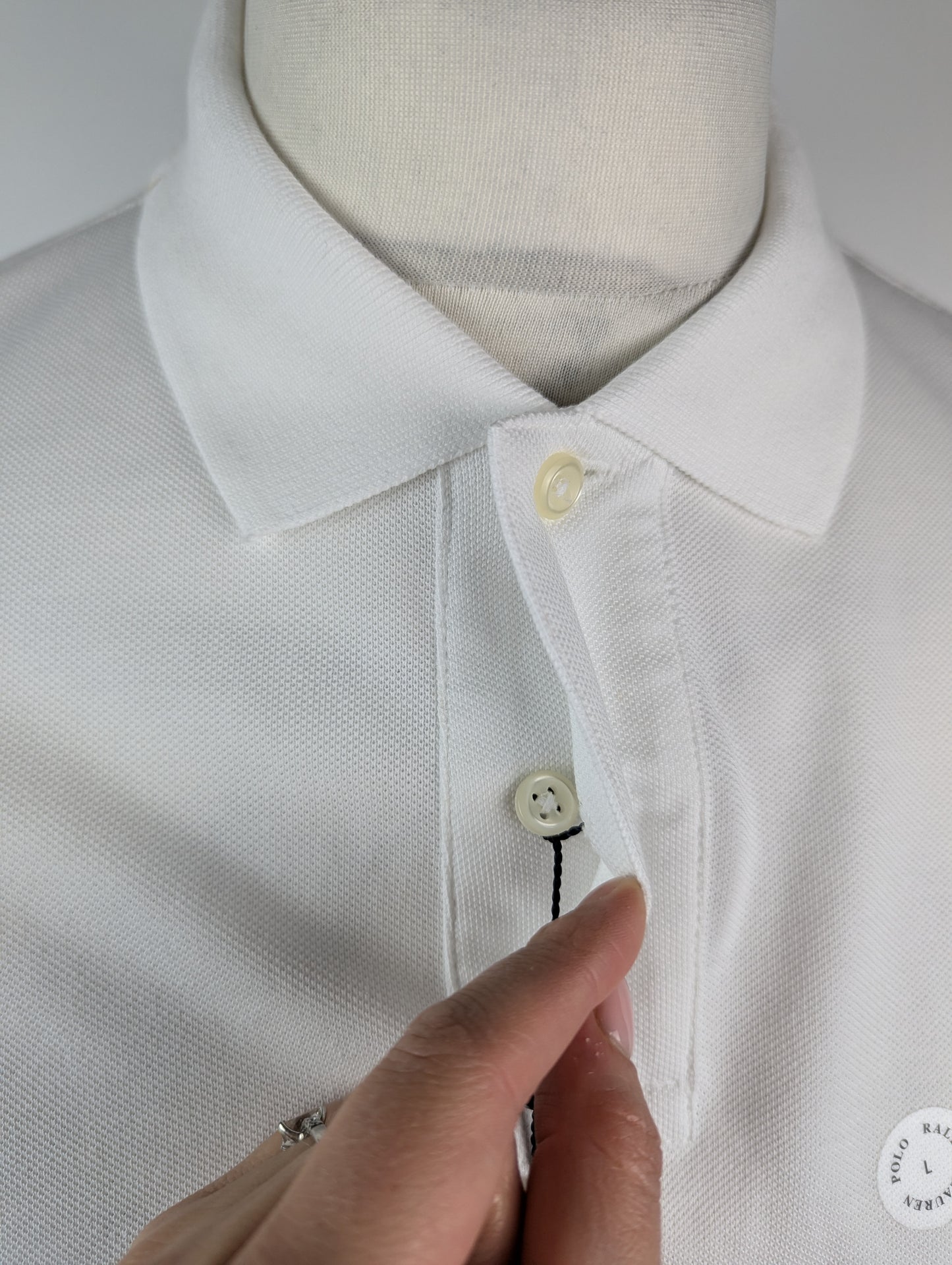 Polo Ralph Lauren Men's Long Sleeve Polo Shirt - White