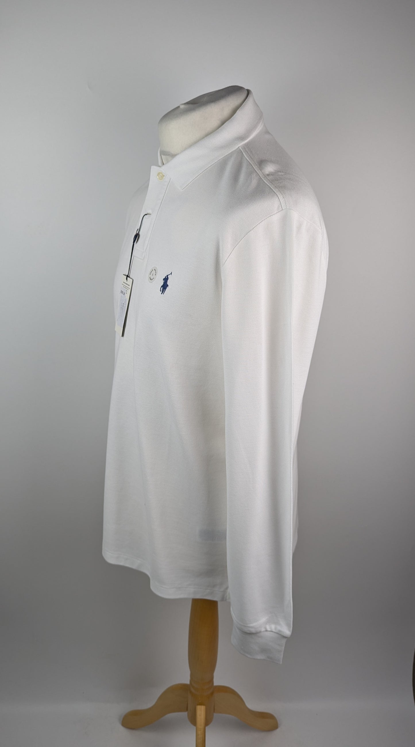 Polo Ralph Lauren Men's Long Sleeve Polo Shirt - White