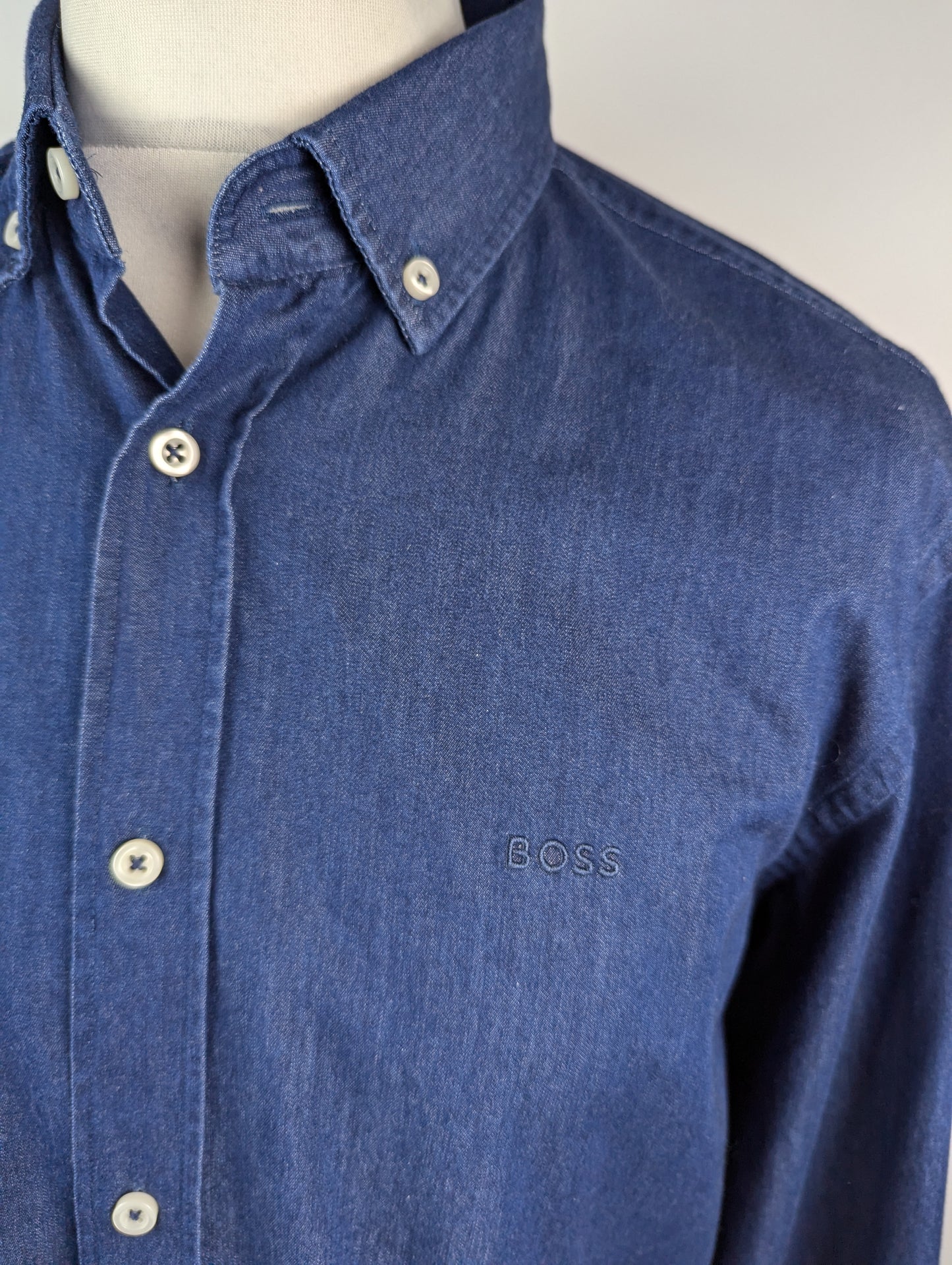 Boss Mens Casual fit Shirt - Blue