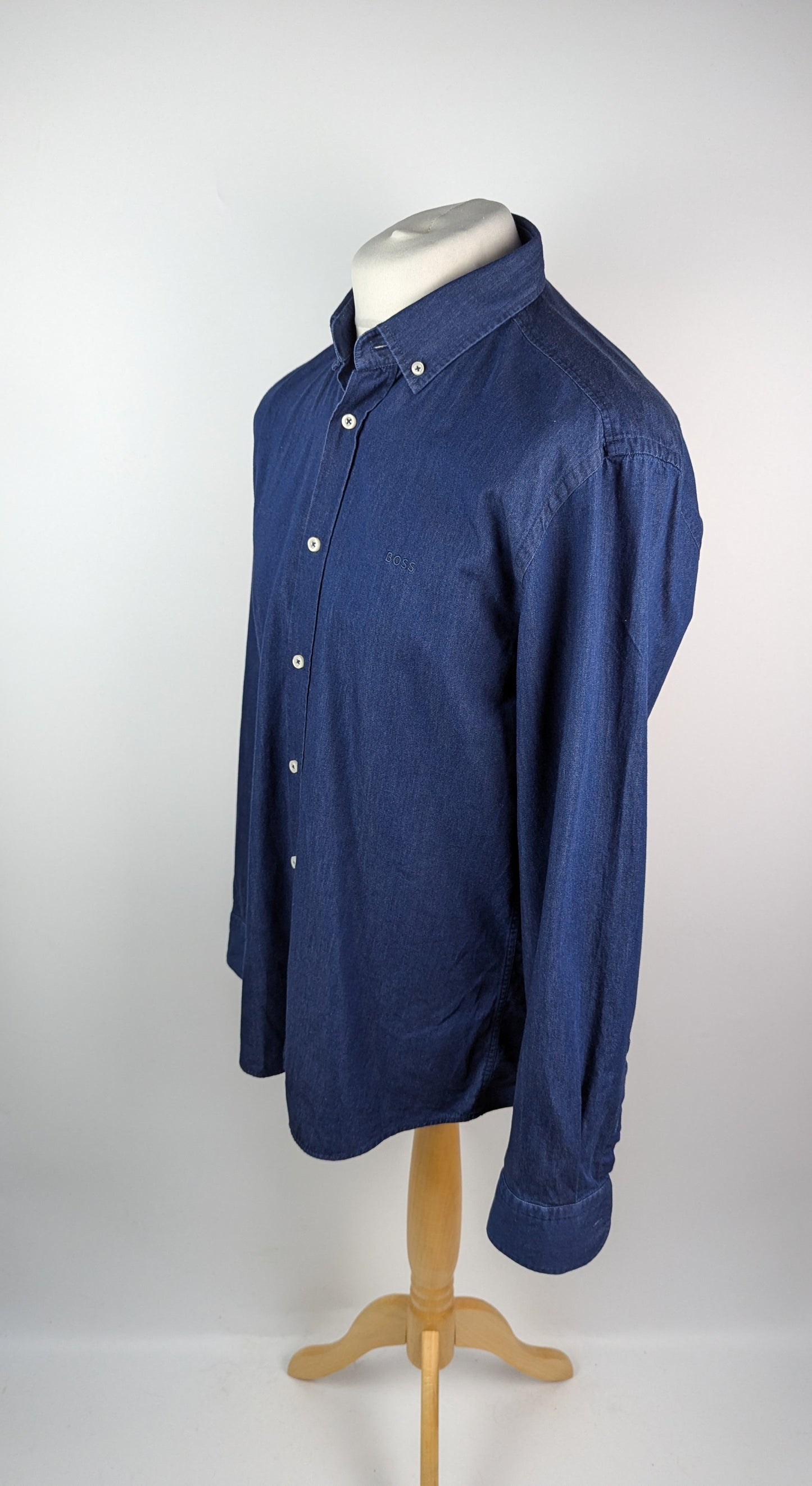 Boss Mens Casual fit Shirt - Blue