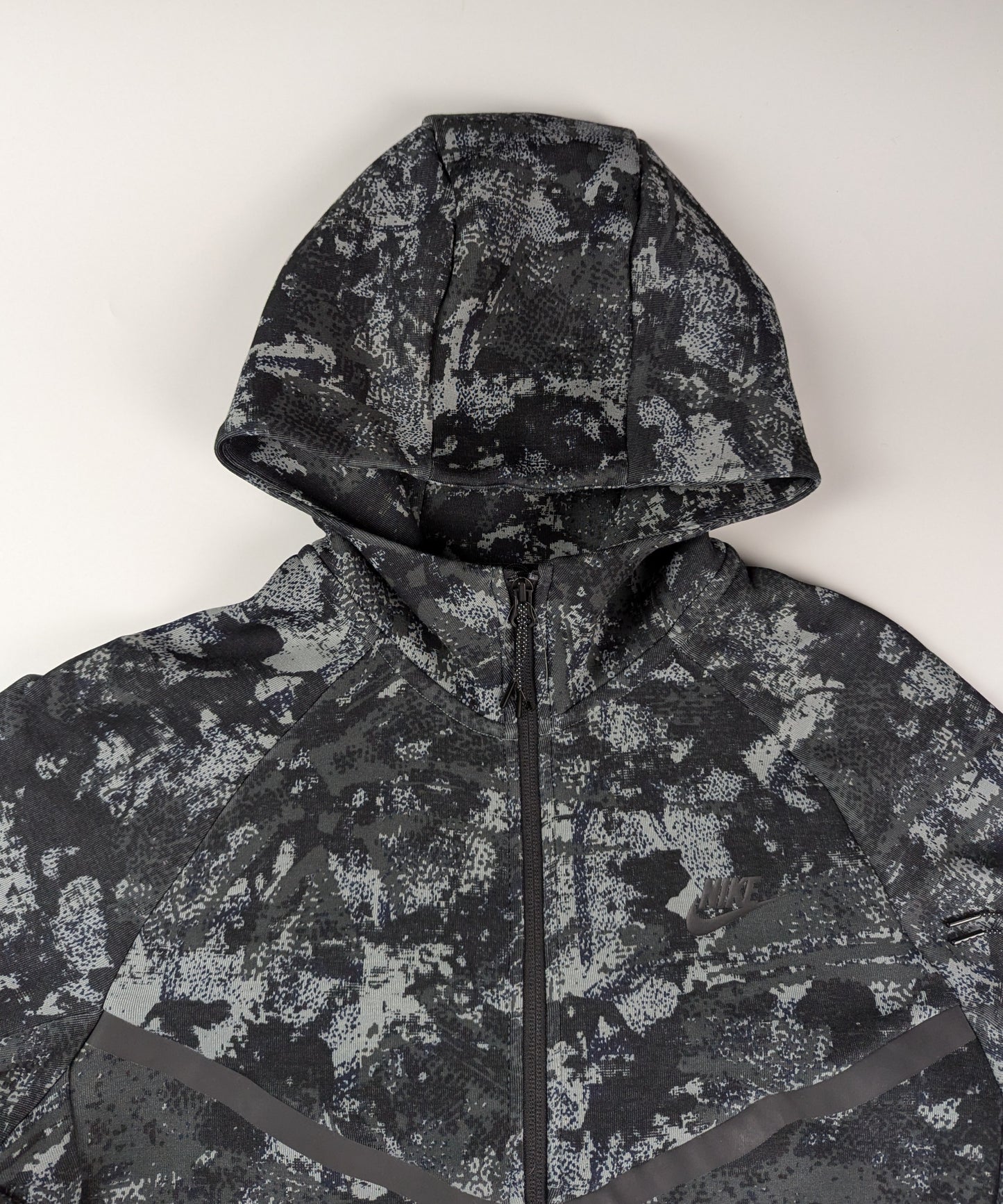 Nike Tech Fleece Hoodie Mens- Grey / Black Camo