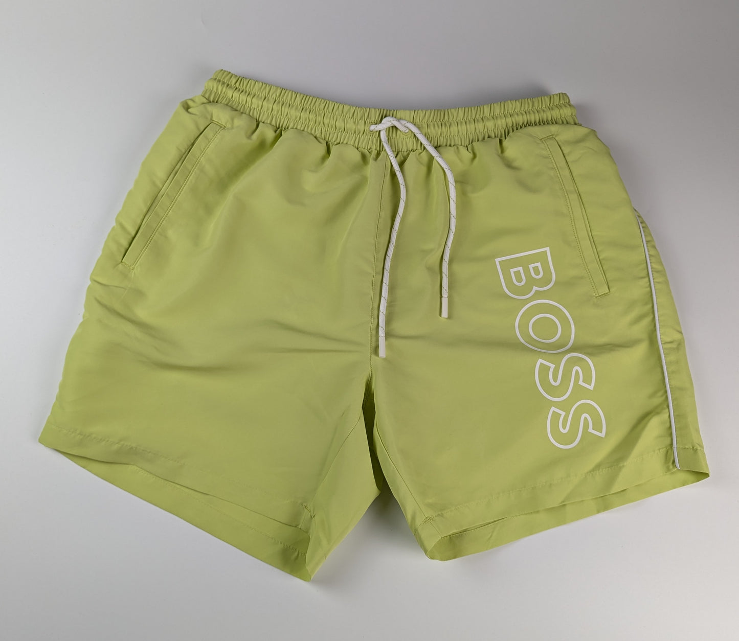 BOSS Men's Sormfish Swim Shorts - Lime