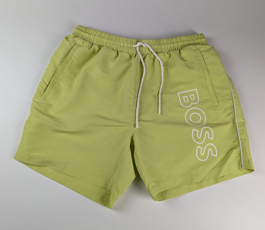 BOSS Men's Sormfish Swim Shorts - Lime