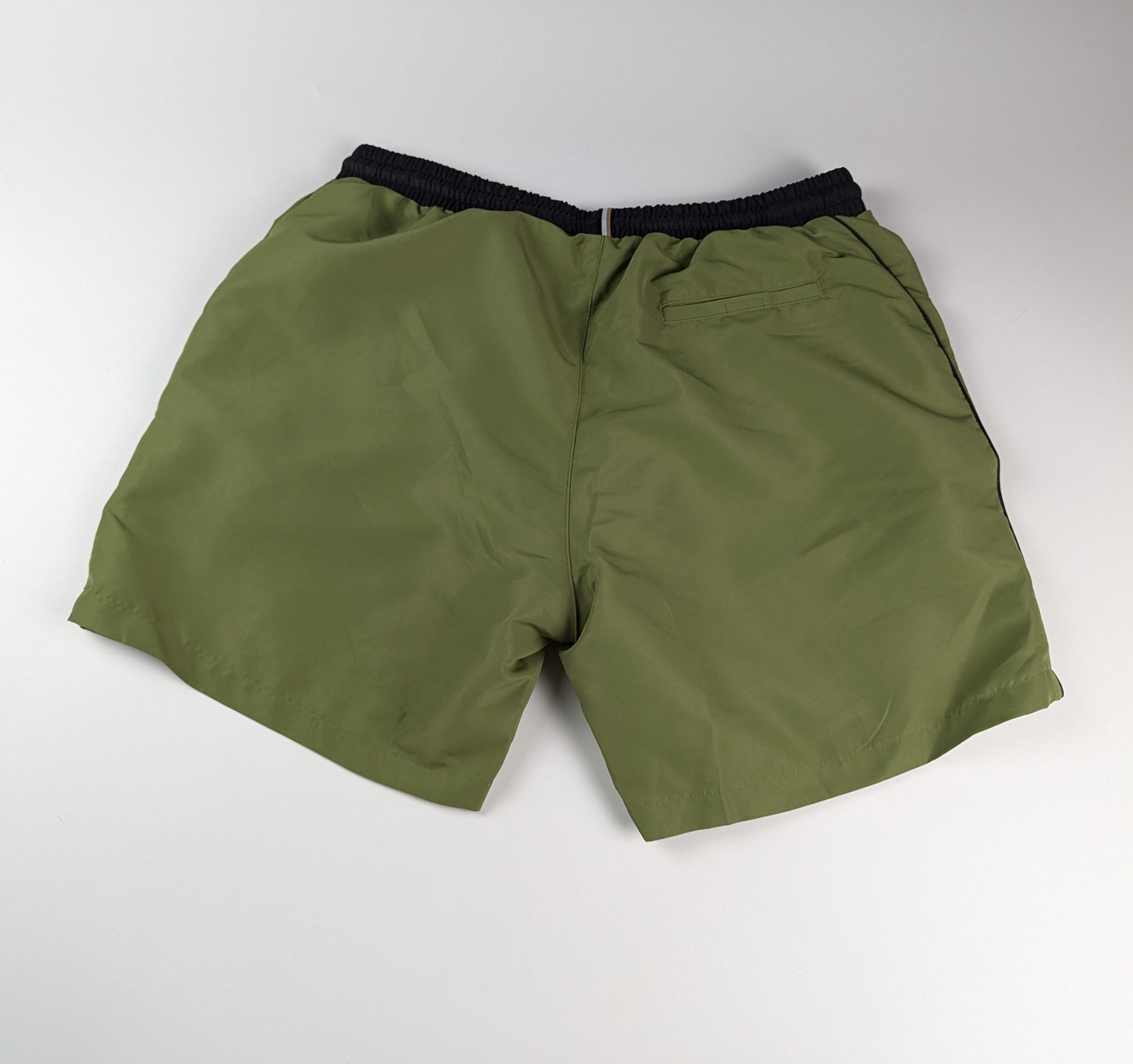 BOSS Men's Starfish Swim Shorts - Green / Black