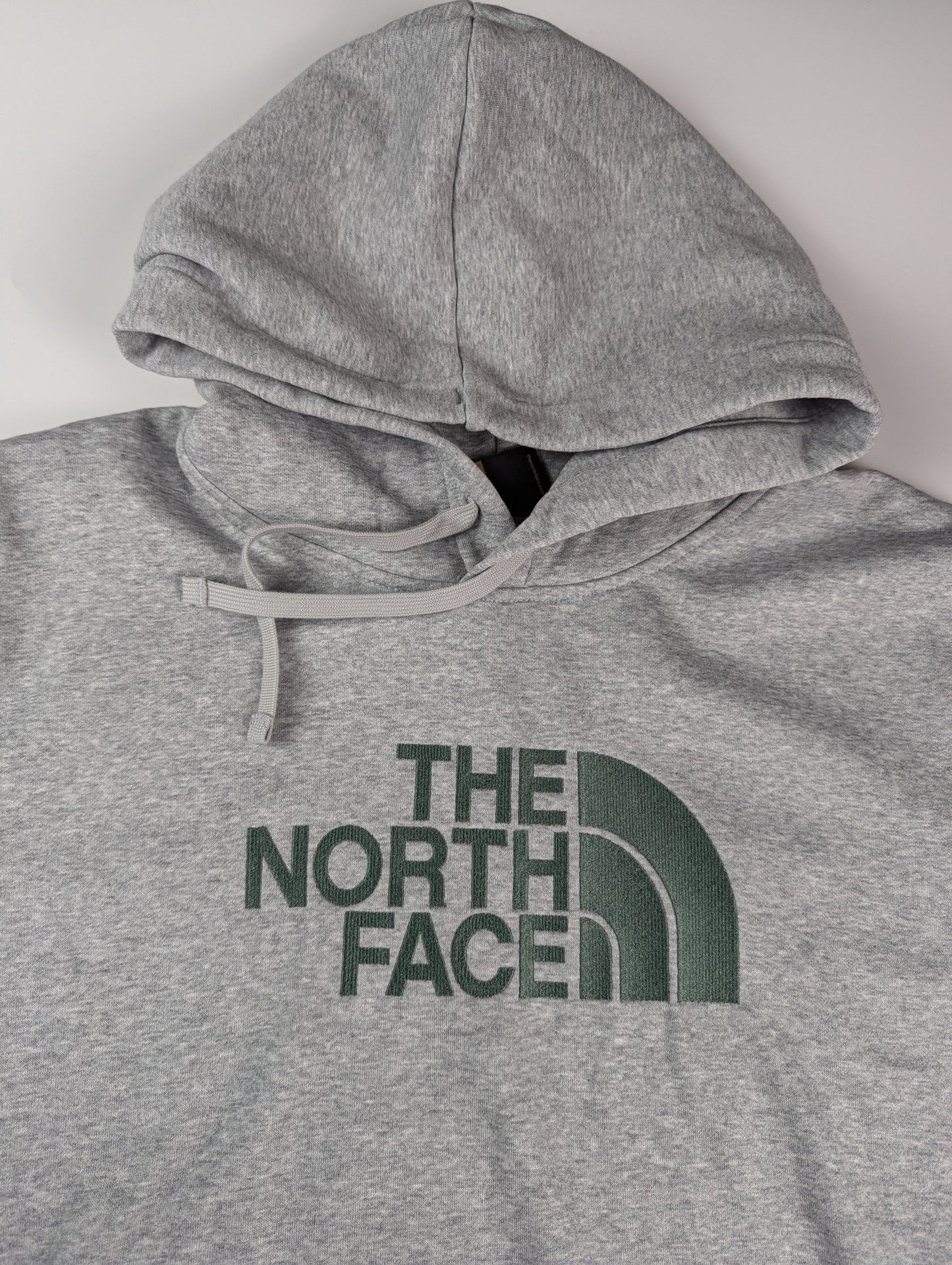 The North Face Drew Over-the-head Hoodie Mens - Light Grey / Green