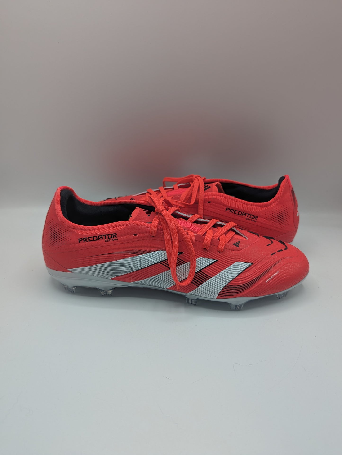 Adidas Predator Pro Firm Ground Football Boots - Red / White
