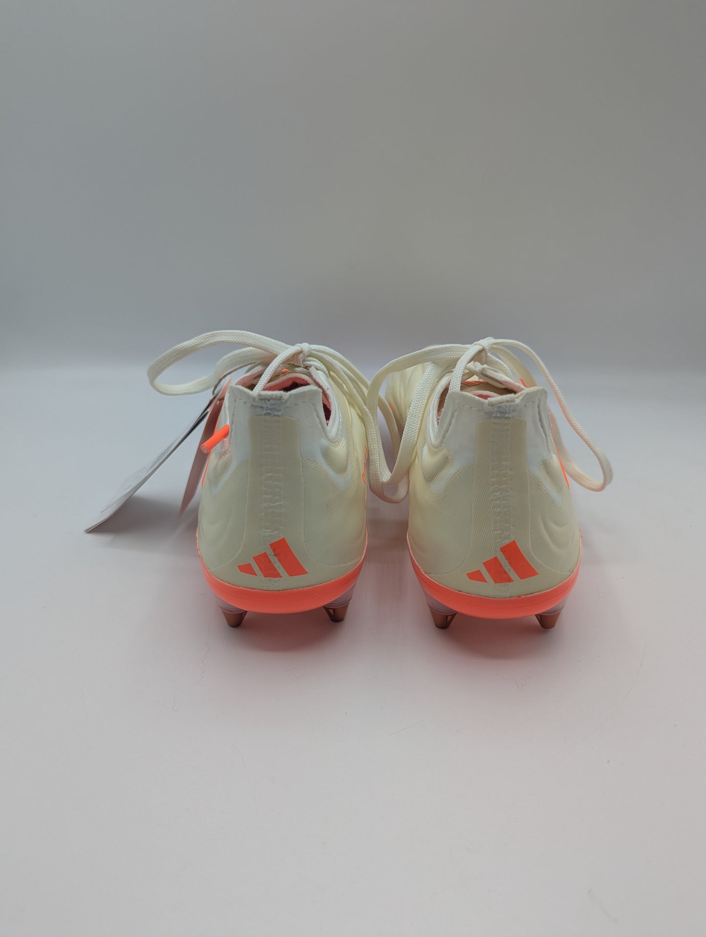 Adidas Copa Pure.1 Adults Firm Ground Football Boots - Off White / Orange