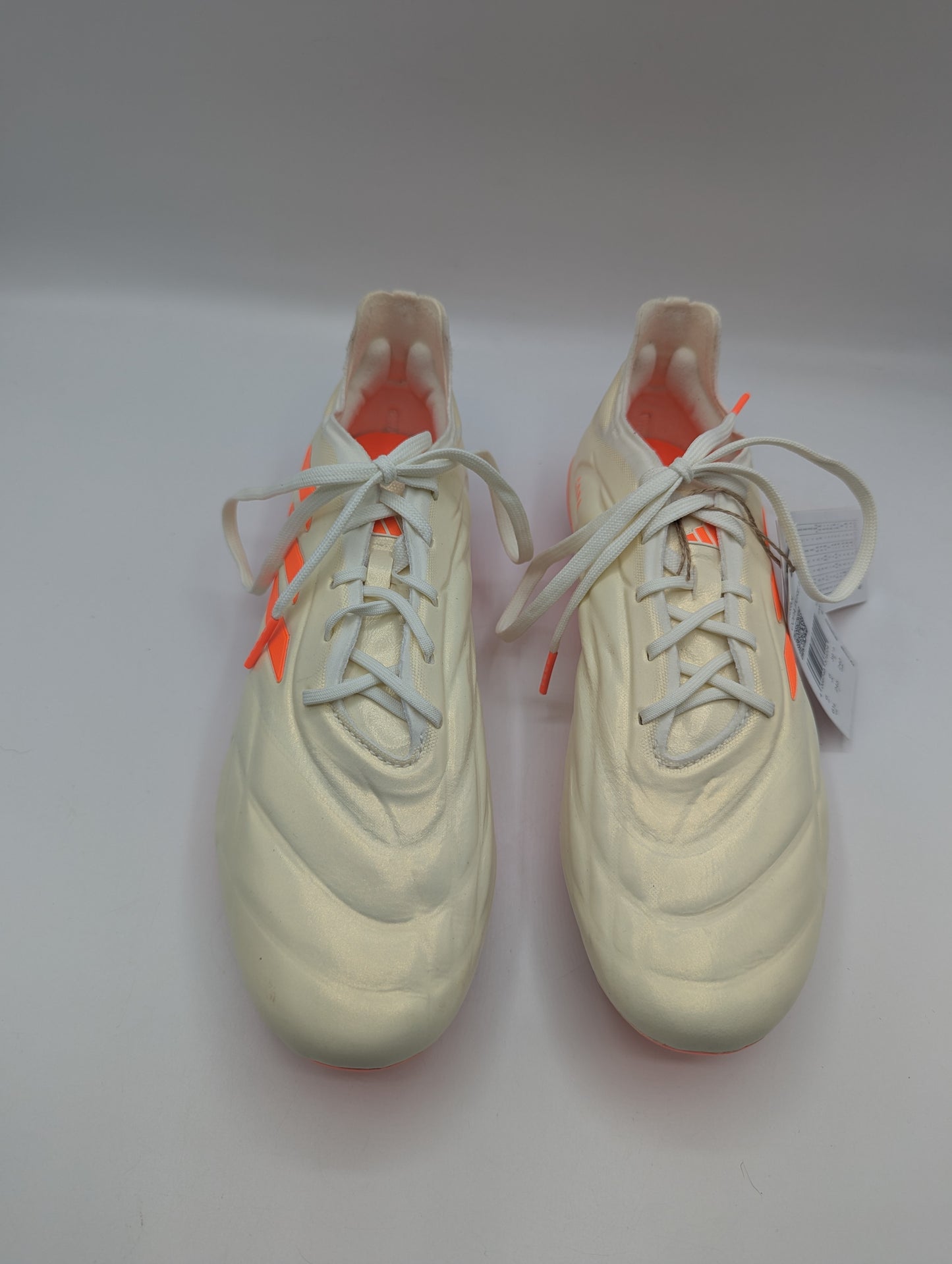 Adidas Copa Pure.1 Adults Firm Ground Football Boots - Off White / Orange