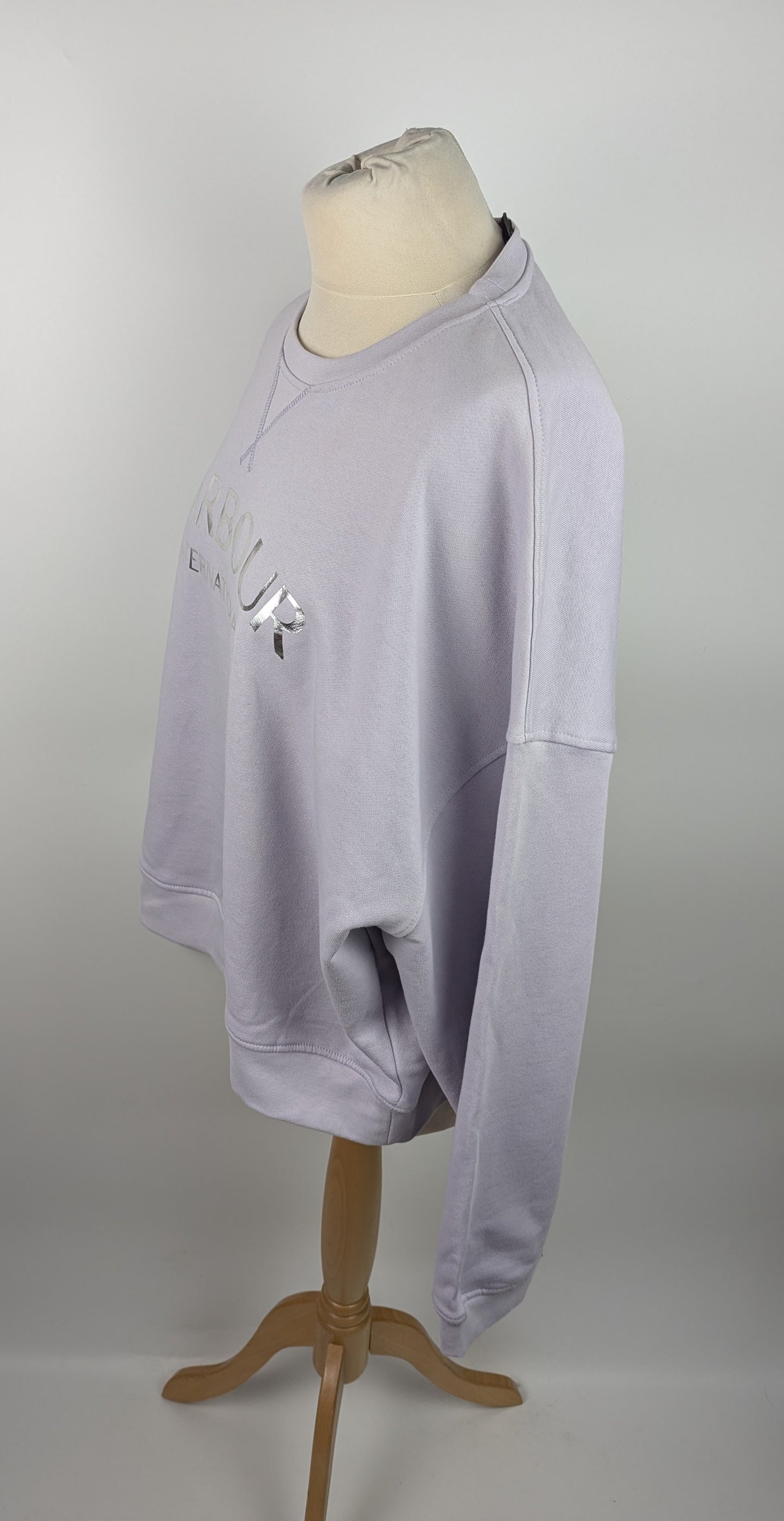 Barbour International Laia Logo Sweatshirt - Purple