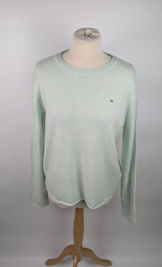 Tommy Hilfiger Soft Crew Neck Knit Jumper- Mint Green