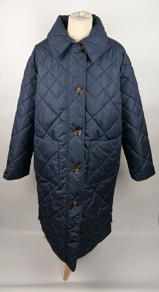 Barbour Cassandra Quilted Jacket Womnes - Navy Blue