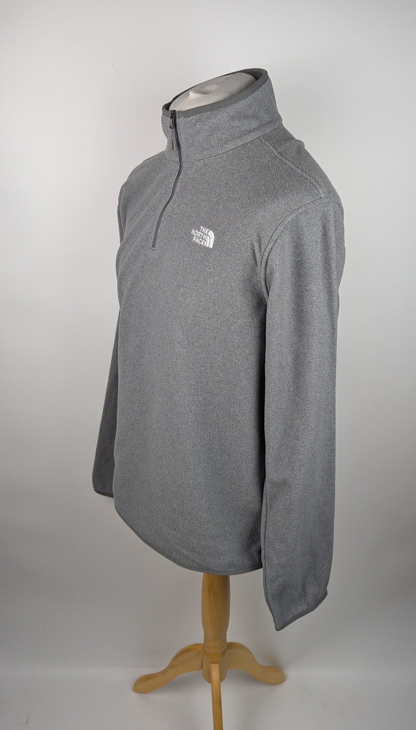 The North Face Men's Glacier 1/4 Zip Fleece - Grey