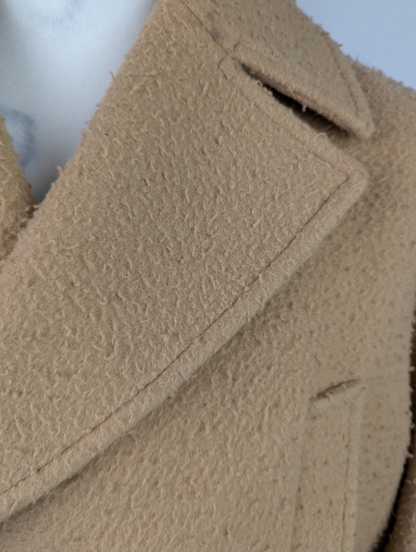 Boss Men's H-Cam Double Breasted Coat - Brown