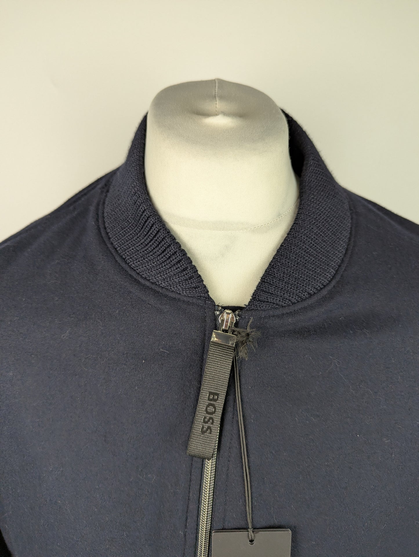 BOSS Mens P-Hanry Bomber Jacket - Blue