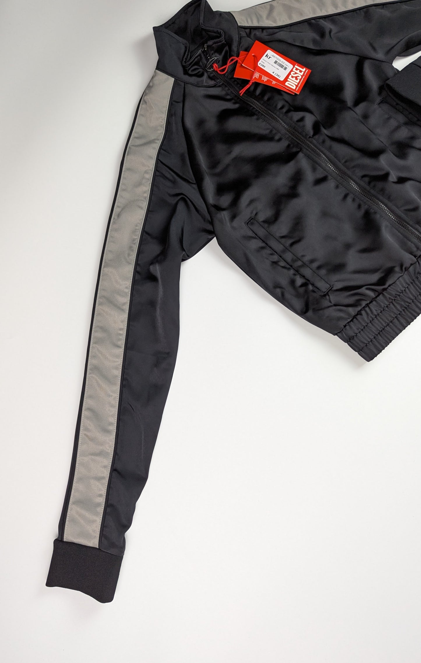 Diesel Women's  Lrious Giacca Softshell Jacket - Black / Grey