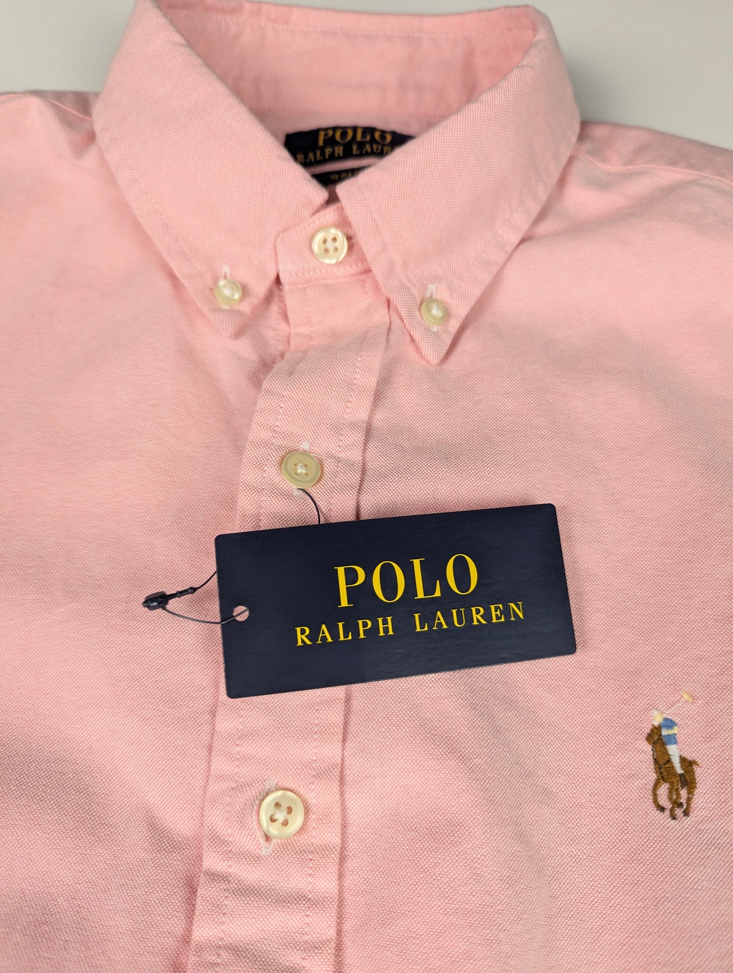 Polo Ralph Lauren Men's Slim Fit Oxford Long Sleeve Shirt - Pink