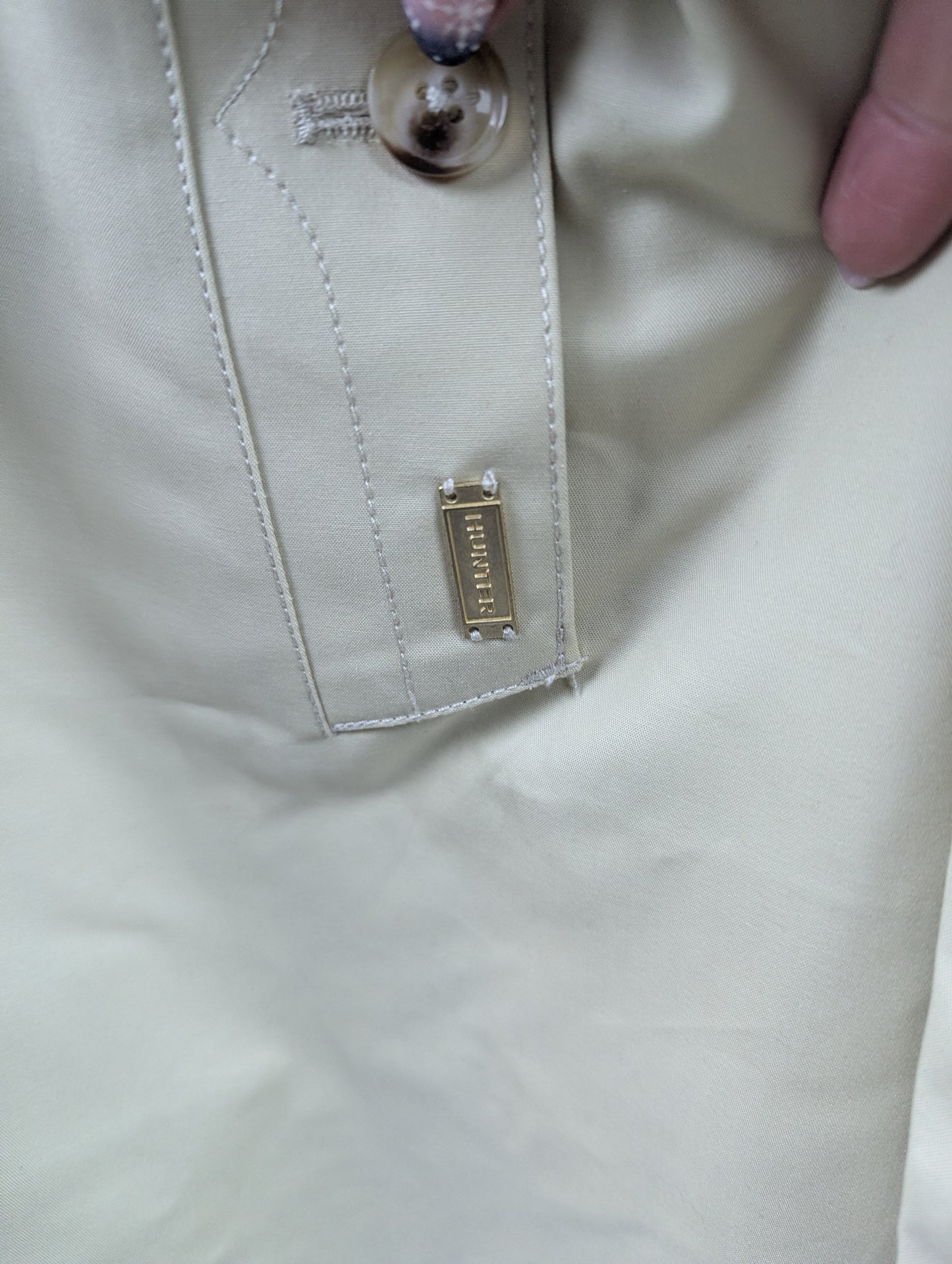 Hunter Keltie Womens Trench Coat - Cream