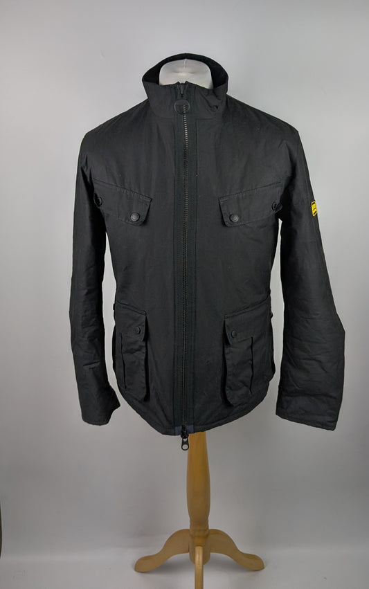 Barbour International Re-Duke Mens Wax Jacket - Black